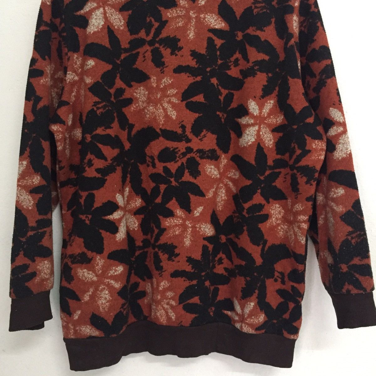 Japanese Brand Flower Leaf Floral Sweater/Sweatshirt Size US M / EU 48-50 / 2 - 9 Thumbnail