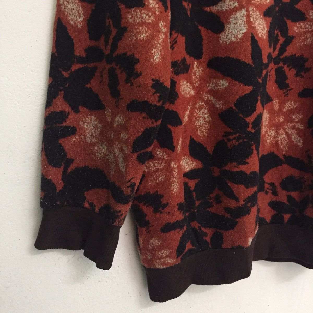 Japanese Brand Flower Leaf Floral Sweater/Sweatshirt Size US M / EU 48-50 / 2 - 5 Thumbnail