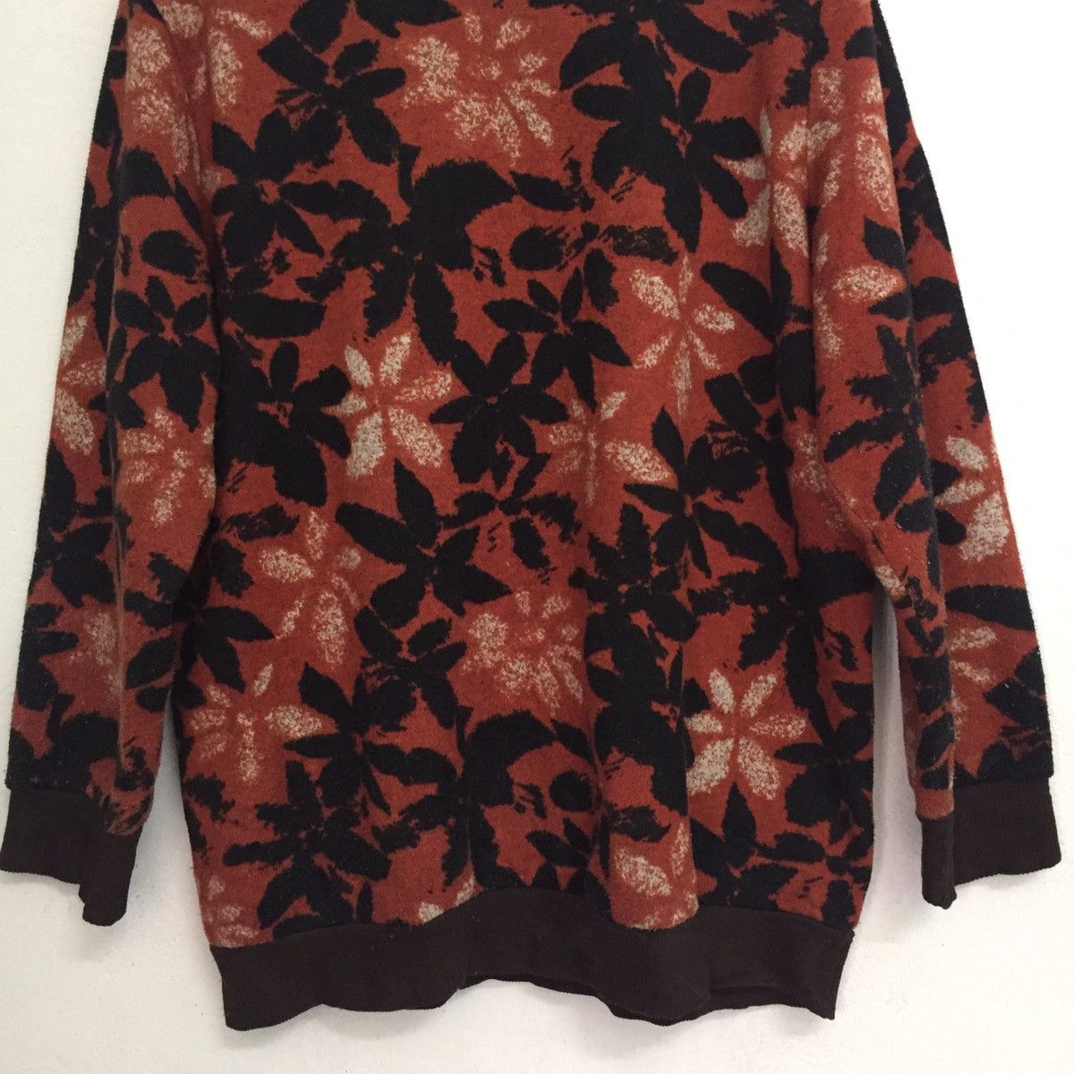 Japanese Brand Flower Leaf Floral Sweater/Sweatshirt Size US M / EU 48-50 / 2 - 3 Thumbnail