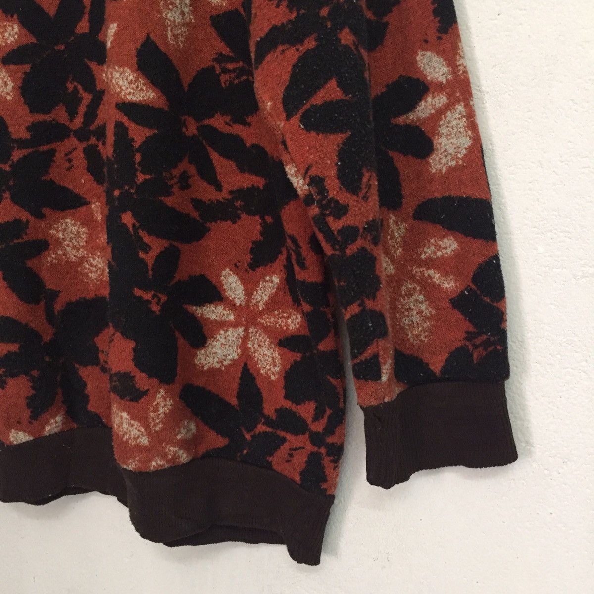 Japanese Brand Flower Leaf Floral Sweater/Sweatshirt Size US M / EU 48-50 / 2 - 4 Thumbnail