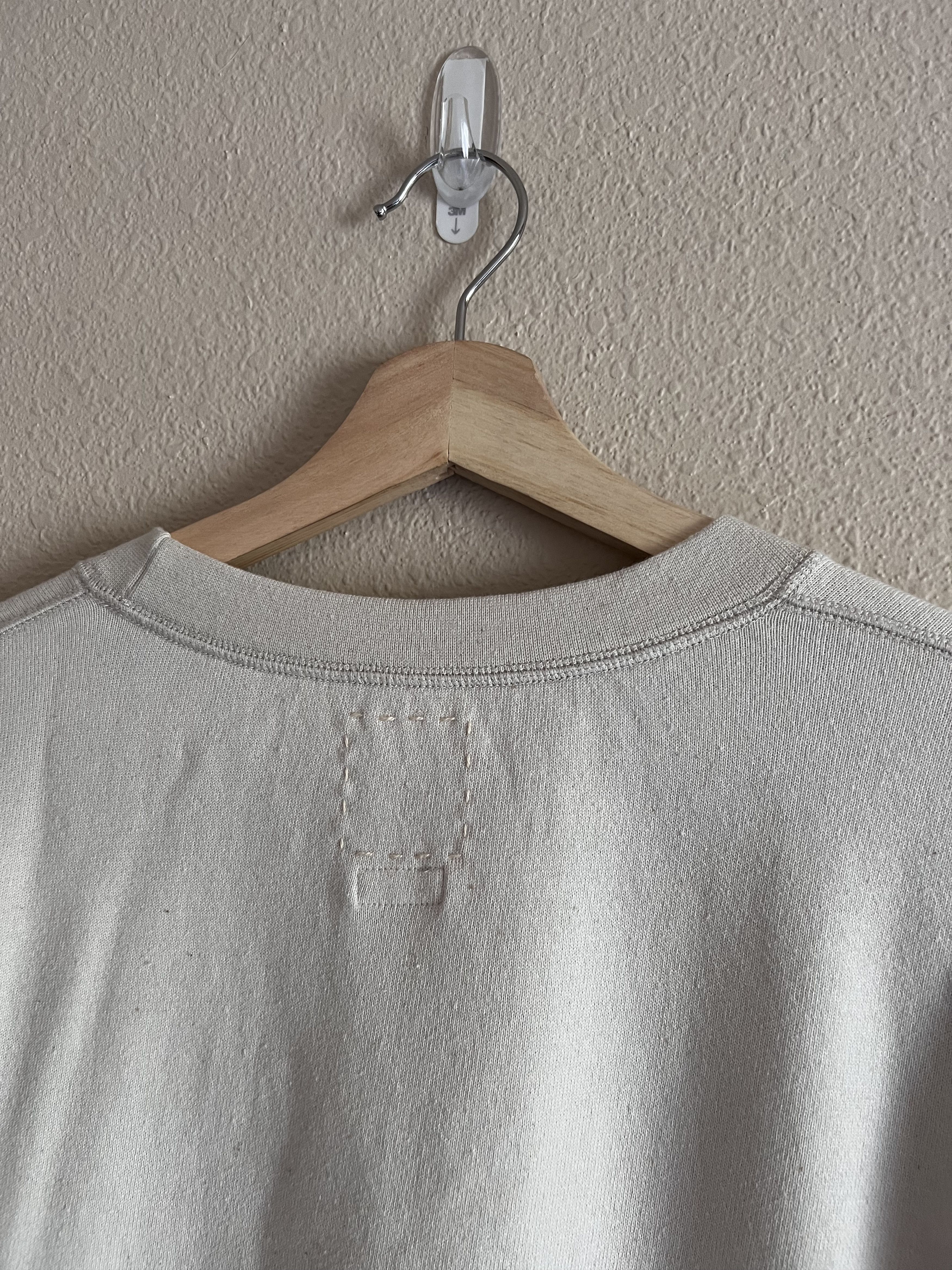 Visvim Visvim Court Sweat Long Sleeve Sweatshirt in Ivory Size US L / EU 52-54 / 3 - 5 Thumbnail