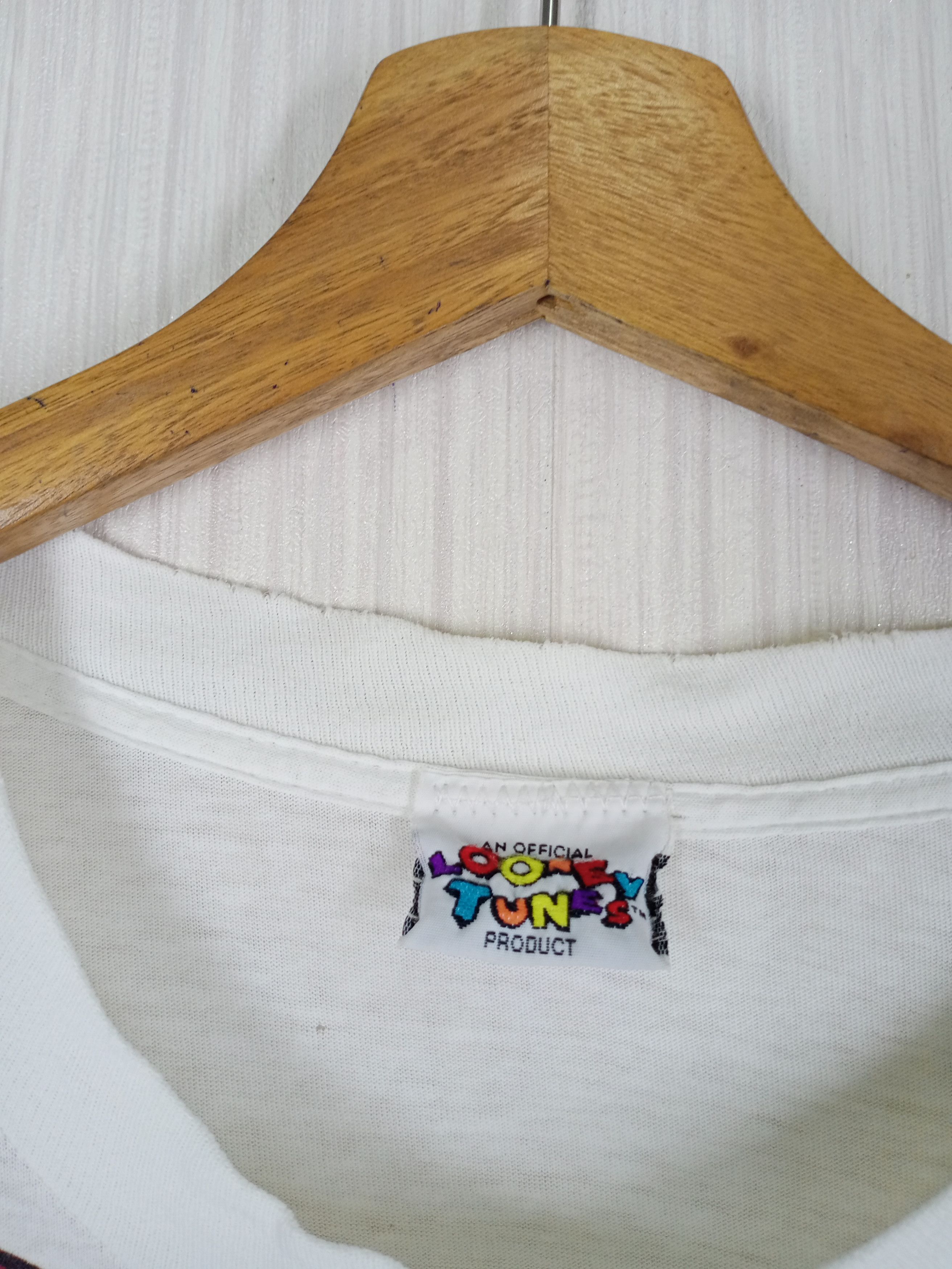Cartoon Network Rare Vintage 1996 Looney Tunes Sylvester Tweety Tshirt Size US XL / EU 56 / 4 - 4 Thumbnail