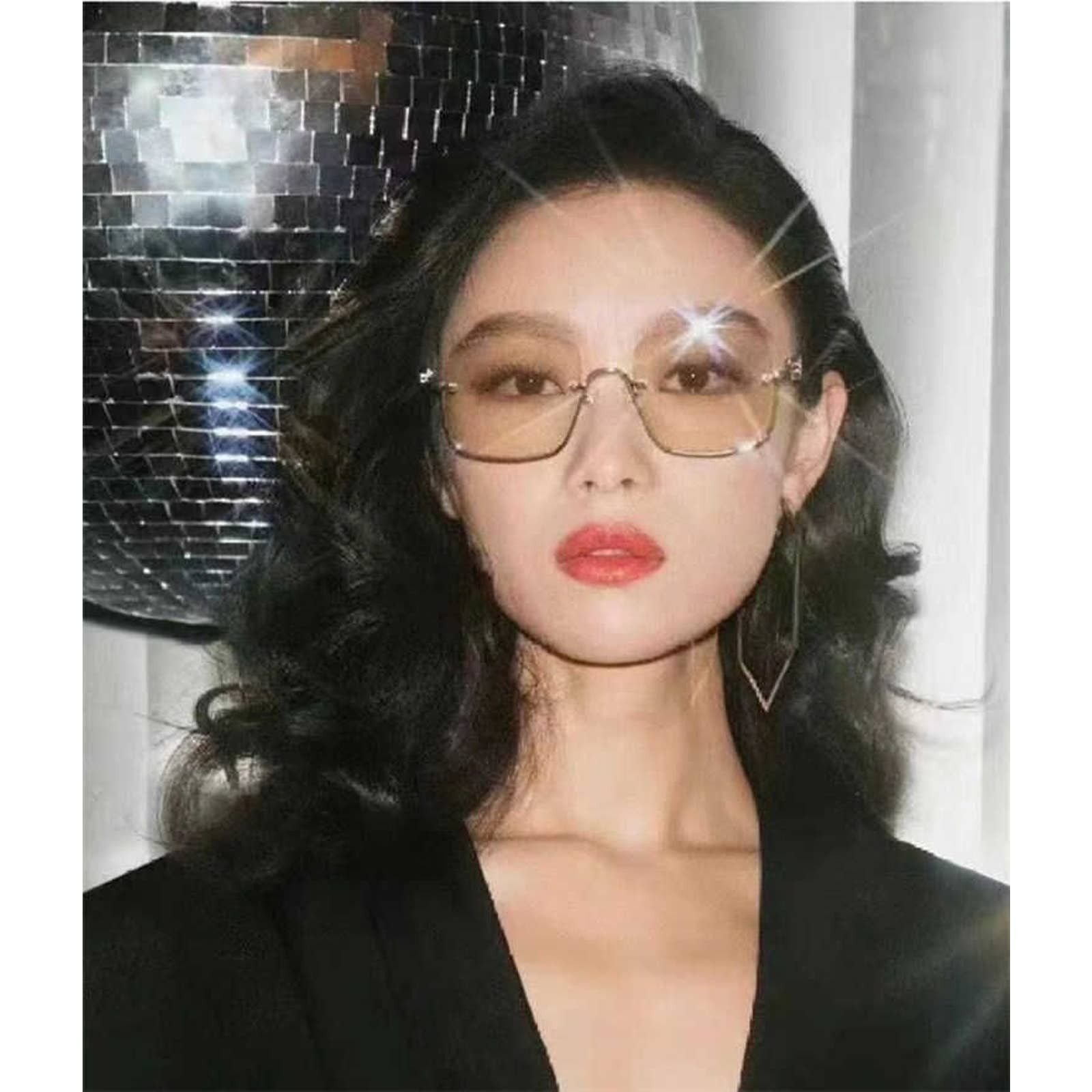 Gucci NEW Gucci GG1279S Half Rim Champagne Sunglasses $595