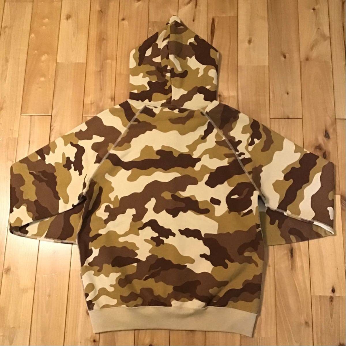 Bape BAPE Full zip hoodie woodland camo beige Size US S / EU 44-46 / 1 - 2 Thumbnail