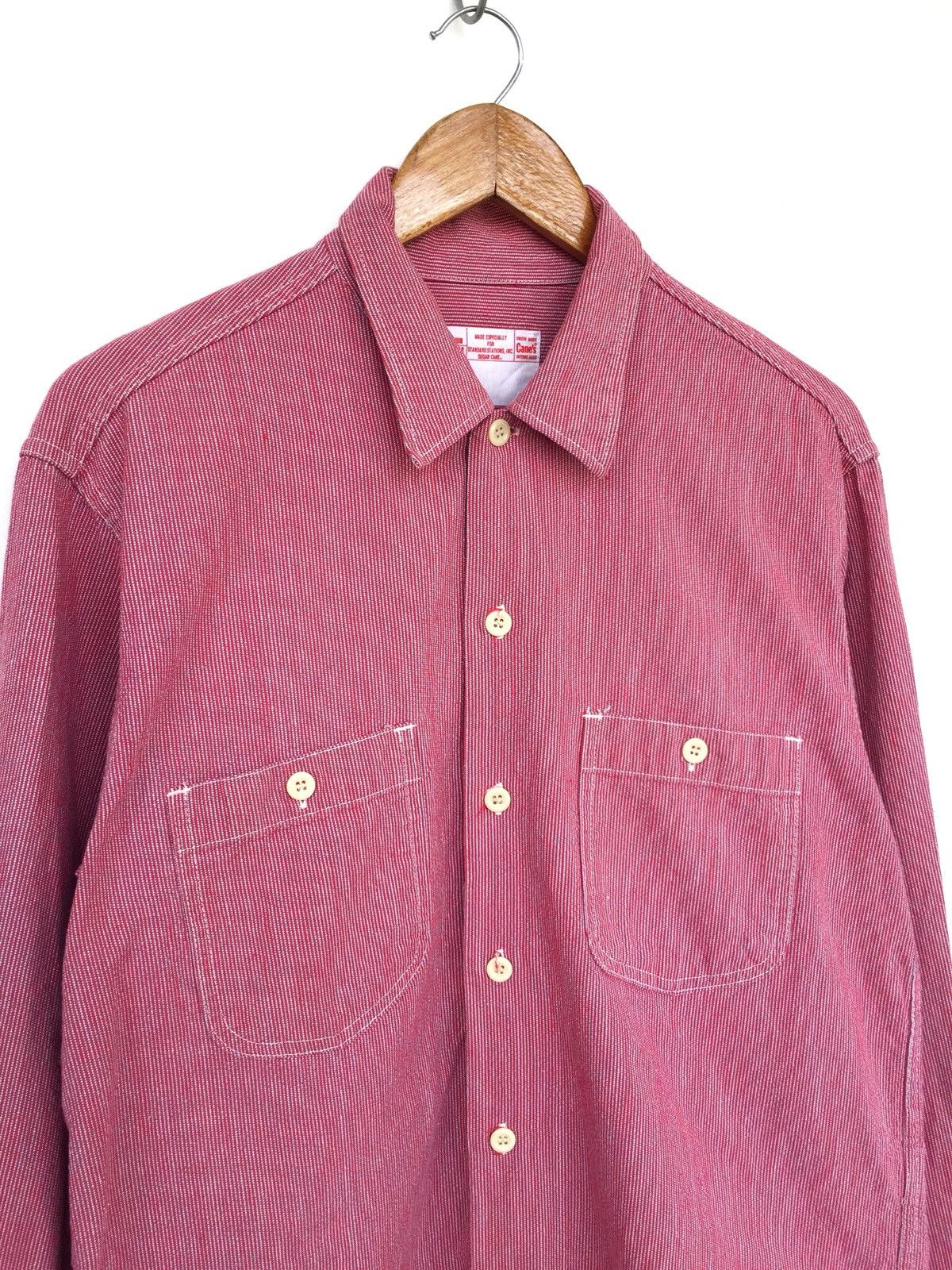 Sugar Cane Sugar Cane Hickory Indigo Worker O/S B/D Shirt Size US M / EU 48-50 / 2 - 2 Thumbnail