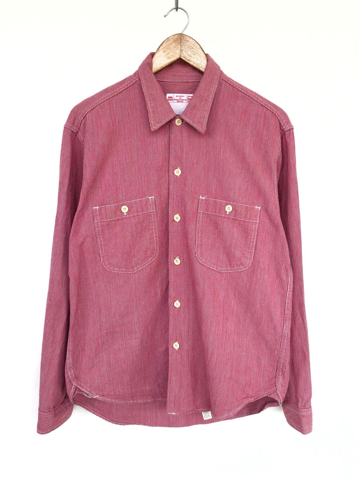 Sugar Cane Sugar Cane Hickory Indigo Worker O/S B/D Shirt Size US M / EU 48-50 / 2 - 1 Thumbnail
