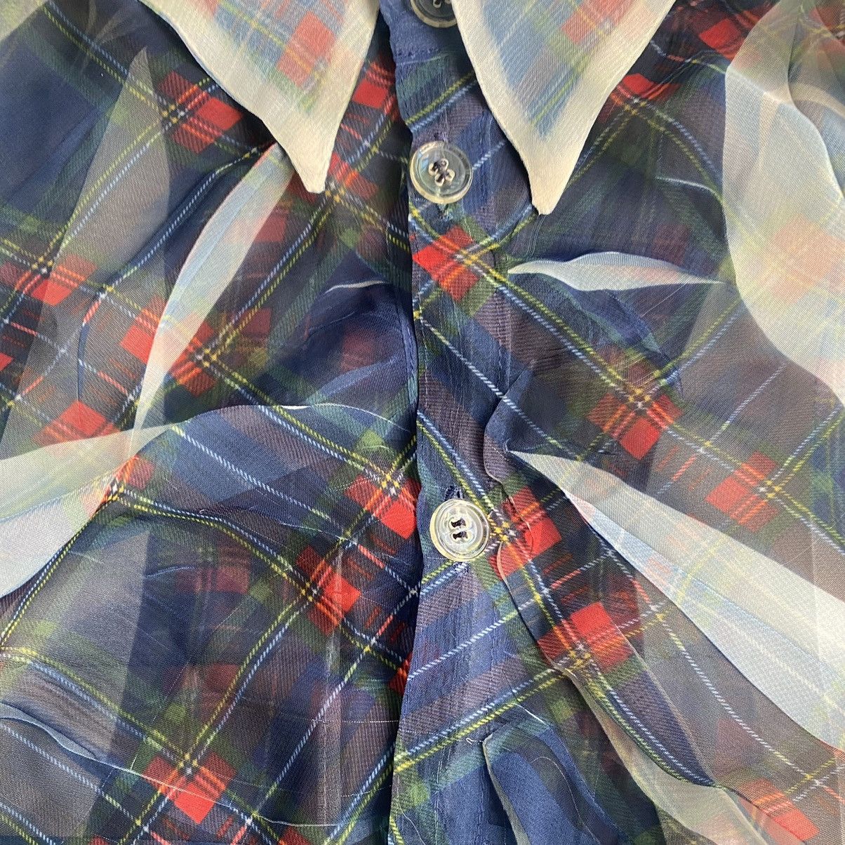 Yohji Yamamoto Y’s Tartan Print Top Size L / US 10 / IT 46 - 5 Thumbnail