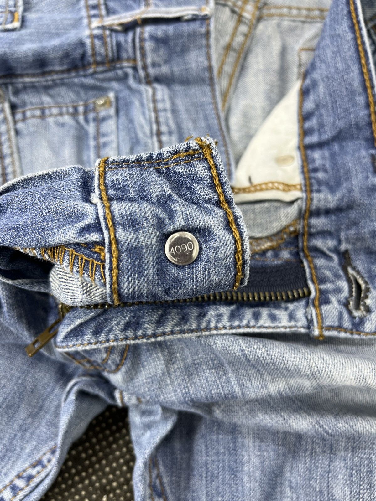 Levi's × Vintage Faded Blue Vintage Levis 527 Flare Jeans - J711 Size US 32 / EU 48 - 8 Thumbnail