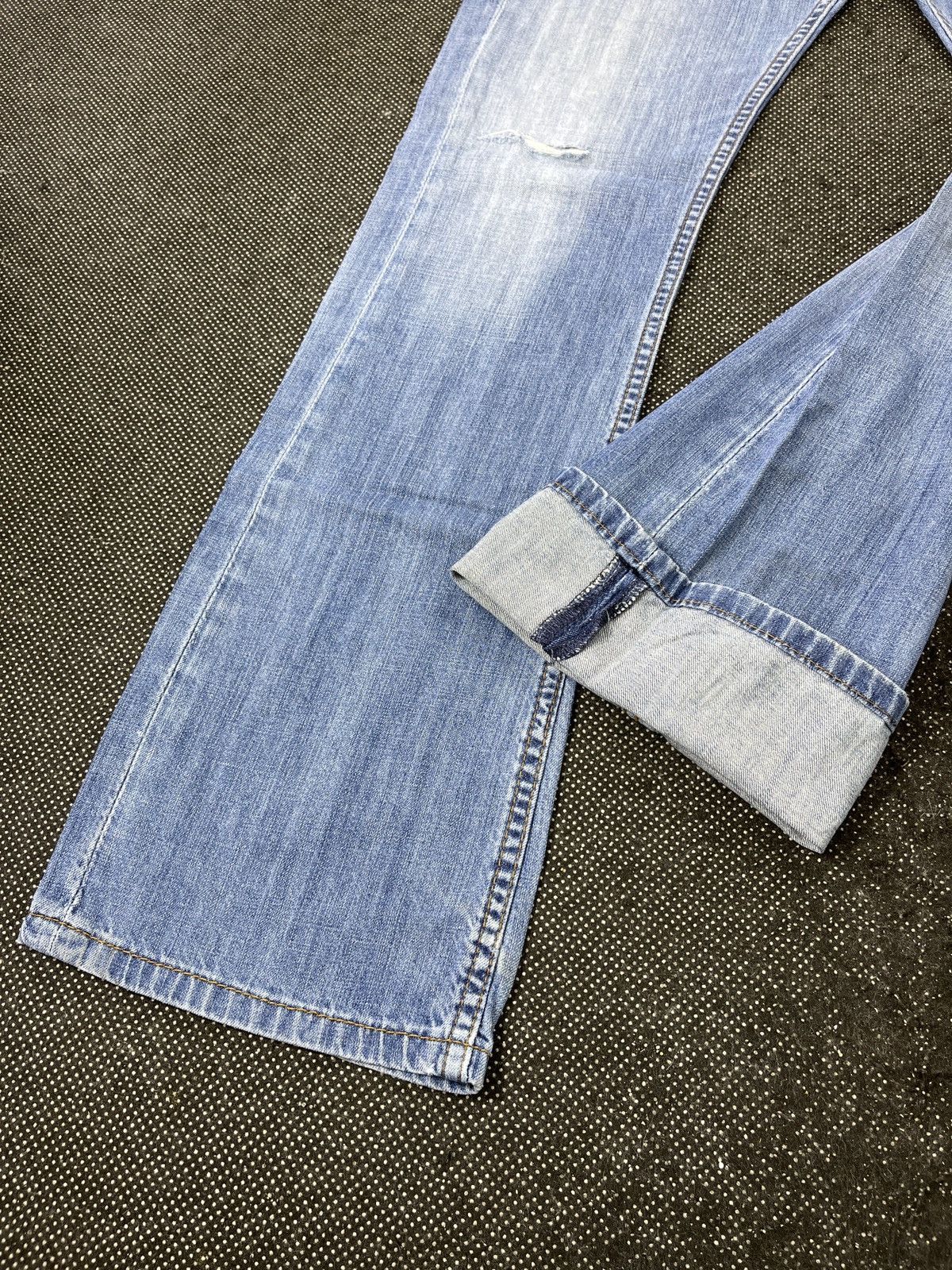 Levi's × Vintage Faded Blue Vintage Levis 527 Flare Jeans - J711 Size US 32 / EU 48 - 6 Thumbnail