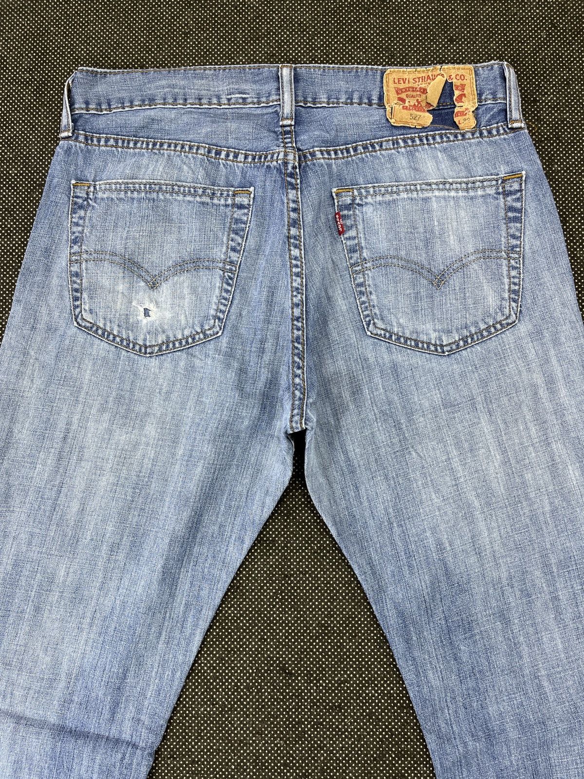 Levi's × Vintage Faded Blue Vintage Levis 527 Flare Jeans - J711 Size US 32 / EU 48 - 4 Thumbnail