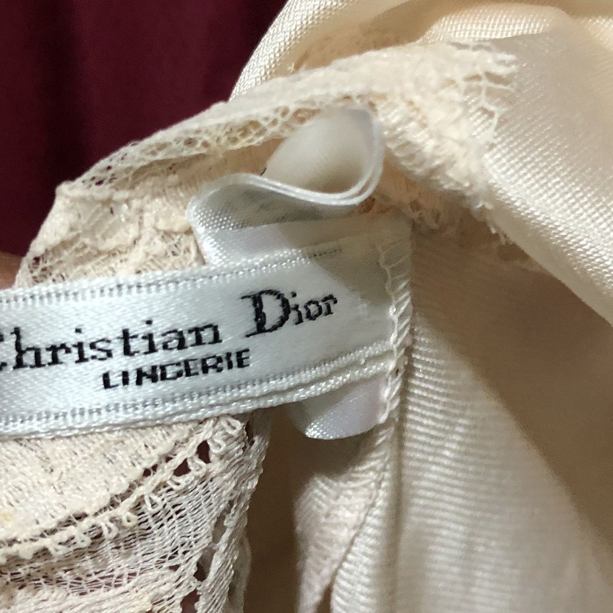 Christian Dior Monsieur 🔥Dead Stock🔥Christian Dior Intimates Lingerie Silk Lace Size L / US 10 / IT 46 - 4 Thumbnail