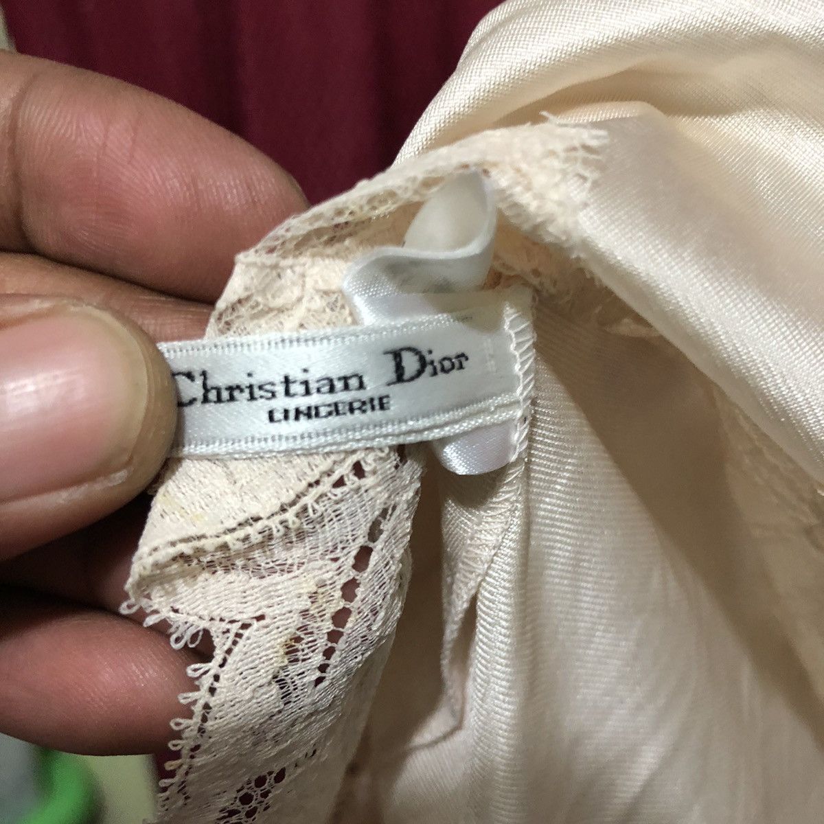Christian Dior Monsieur 🔥Dead Stock🔥Christian Dior Intimates Lingerie Silk Lace Size L / US 10 / IT 46 - 7 Thumbnail
