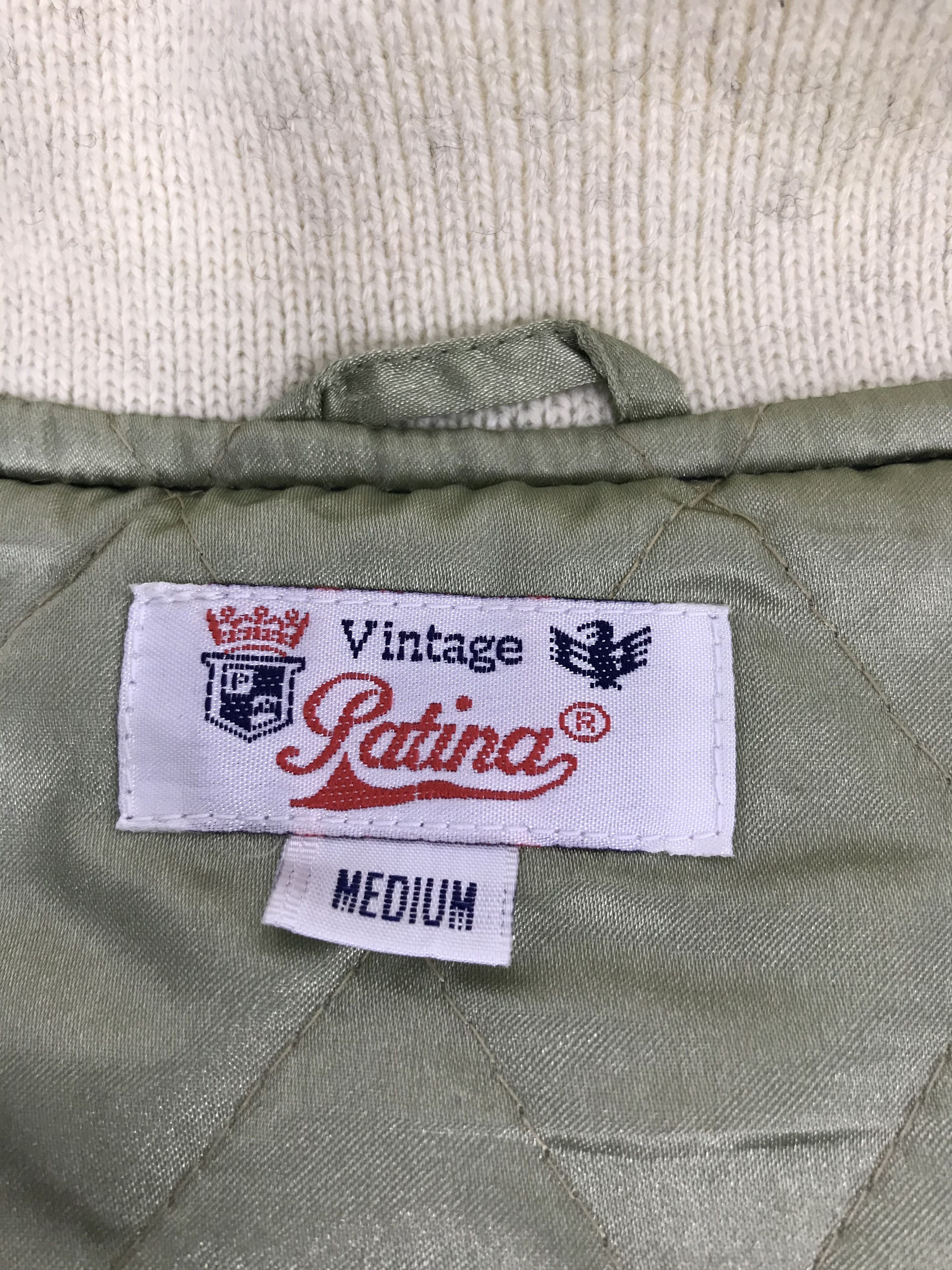 Vintage Patina 23 Varsity Bomber Jacket Wool Padded Inner Size US M / EU 48-50 / 2 - 5 Thumbnail