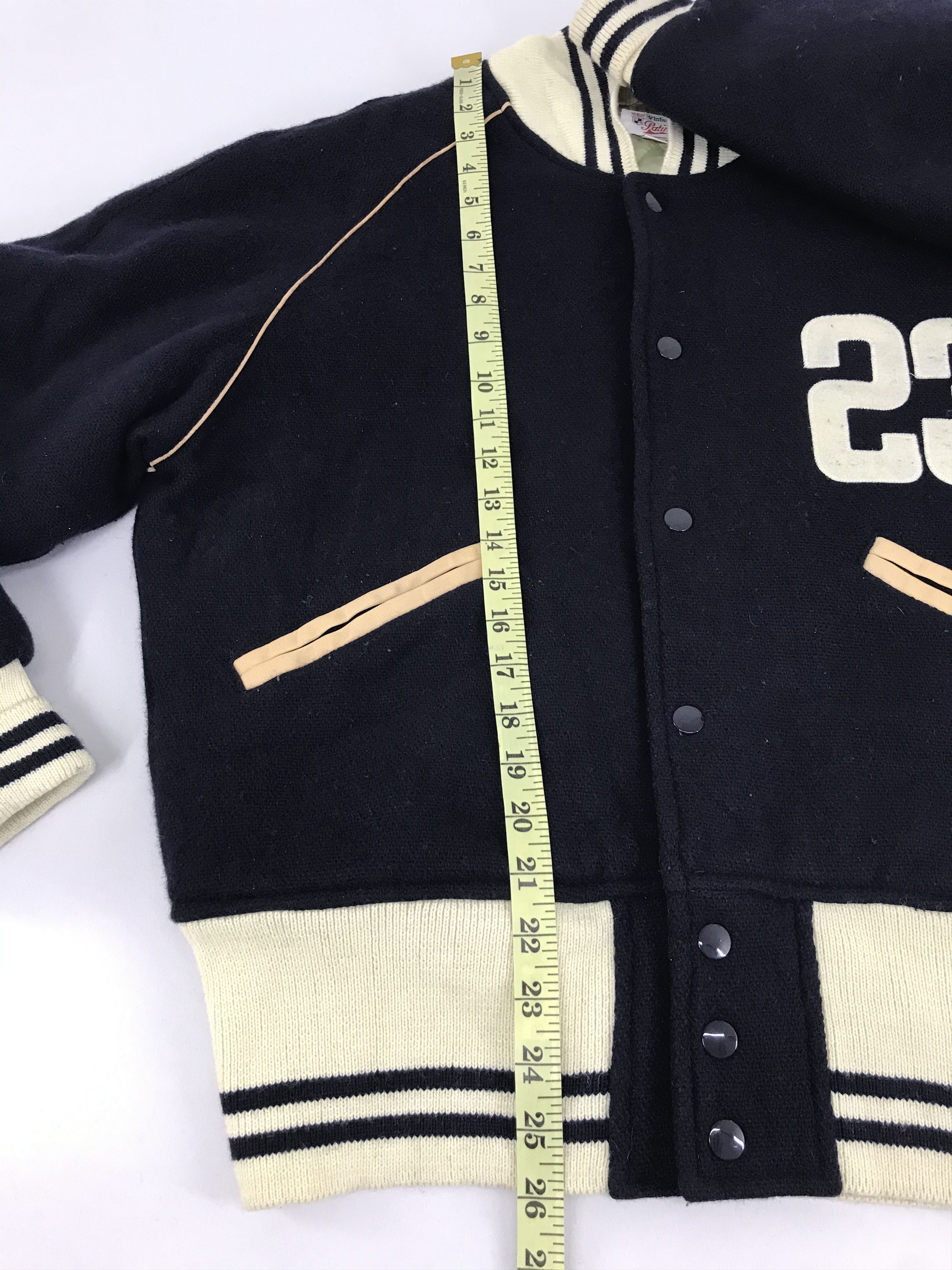 Vintage Patina 23 Varsity Bomber Jacket Wool Padded Inner Size US M / EU 48-50 / 2 - 7 Thumbnail