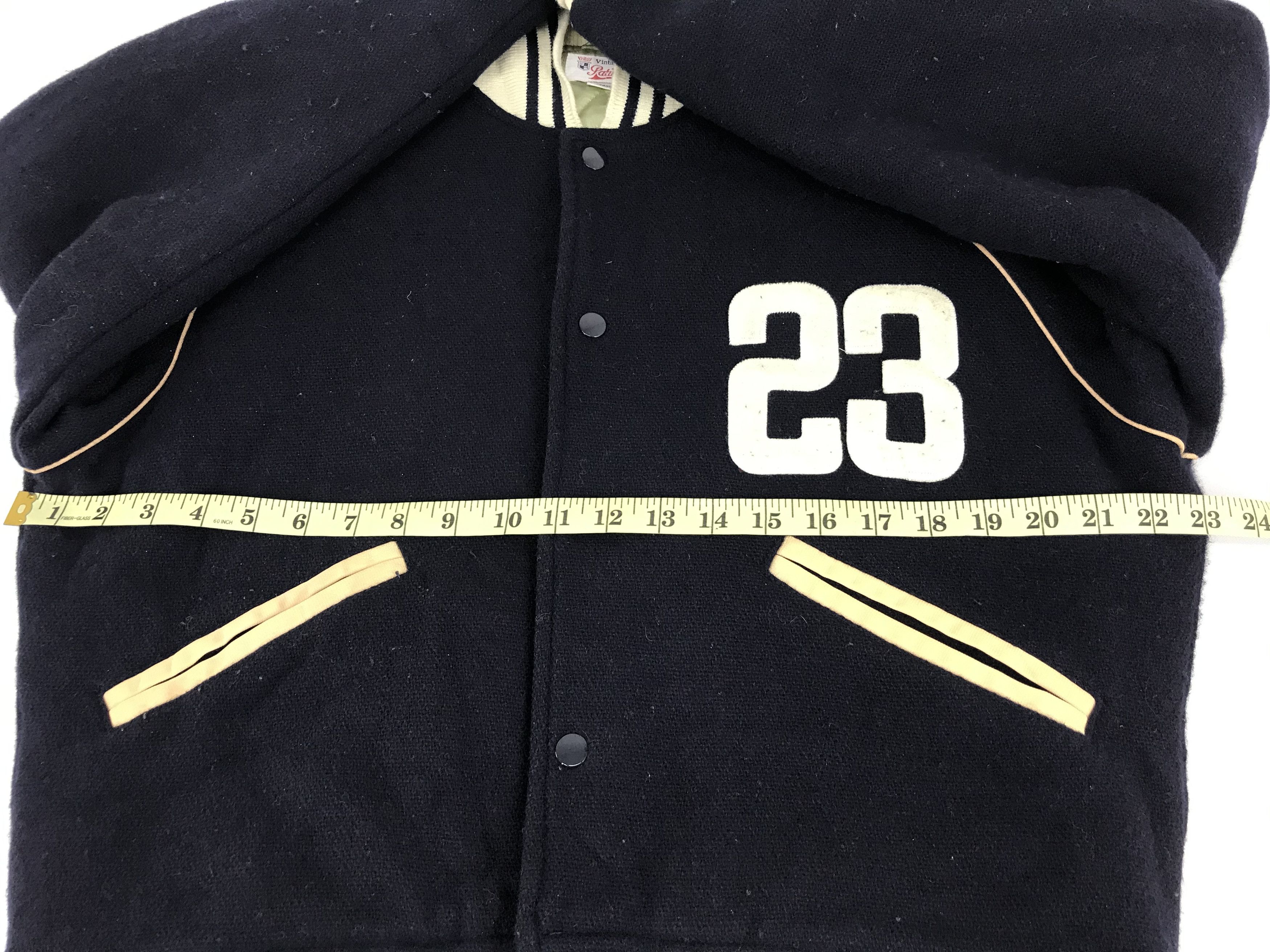 Vintage Patina 23 Varsity Bomber Jacket Wool Padded Inner Size US M / EU 48-50 / 2 - 6 Thumbnail