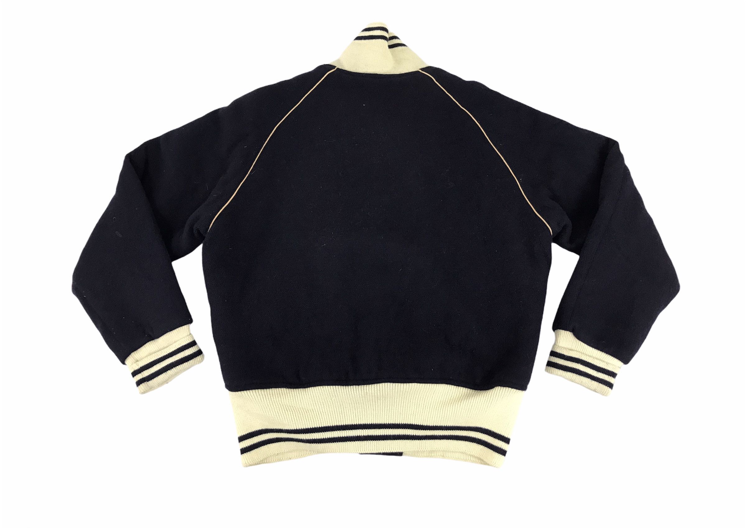 Vintage Patina 23 Varsity Bomber Jacket Wool Padded Inner Size US M / EU 48-50 / 2 - 2 Thumbnail