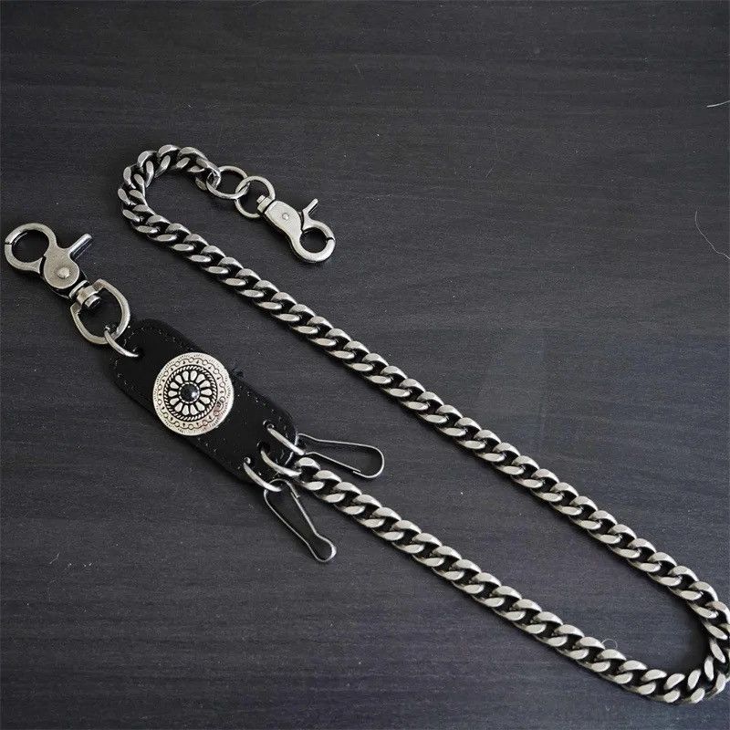 Other Leather Skull Metal Casual Wild Chain For Pant Size ONE SIZE - 3 Thumbnail
