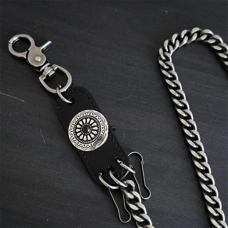 Other Leather Skull Metal Casual Wild Chain For Pant Size ONE SIZE - 2 Thumbnail