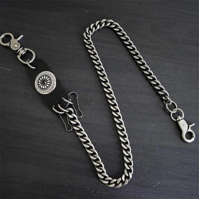 Other Leather Skull Metal Casual Wild Chain For Pant Size ONE SIZE - 4 Thumbnail