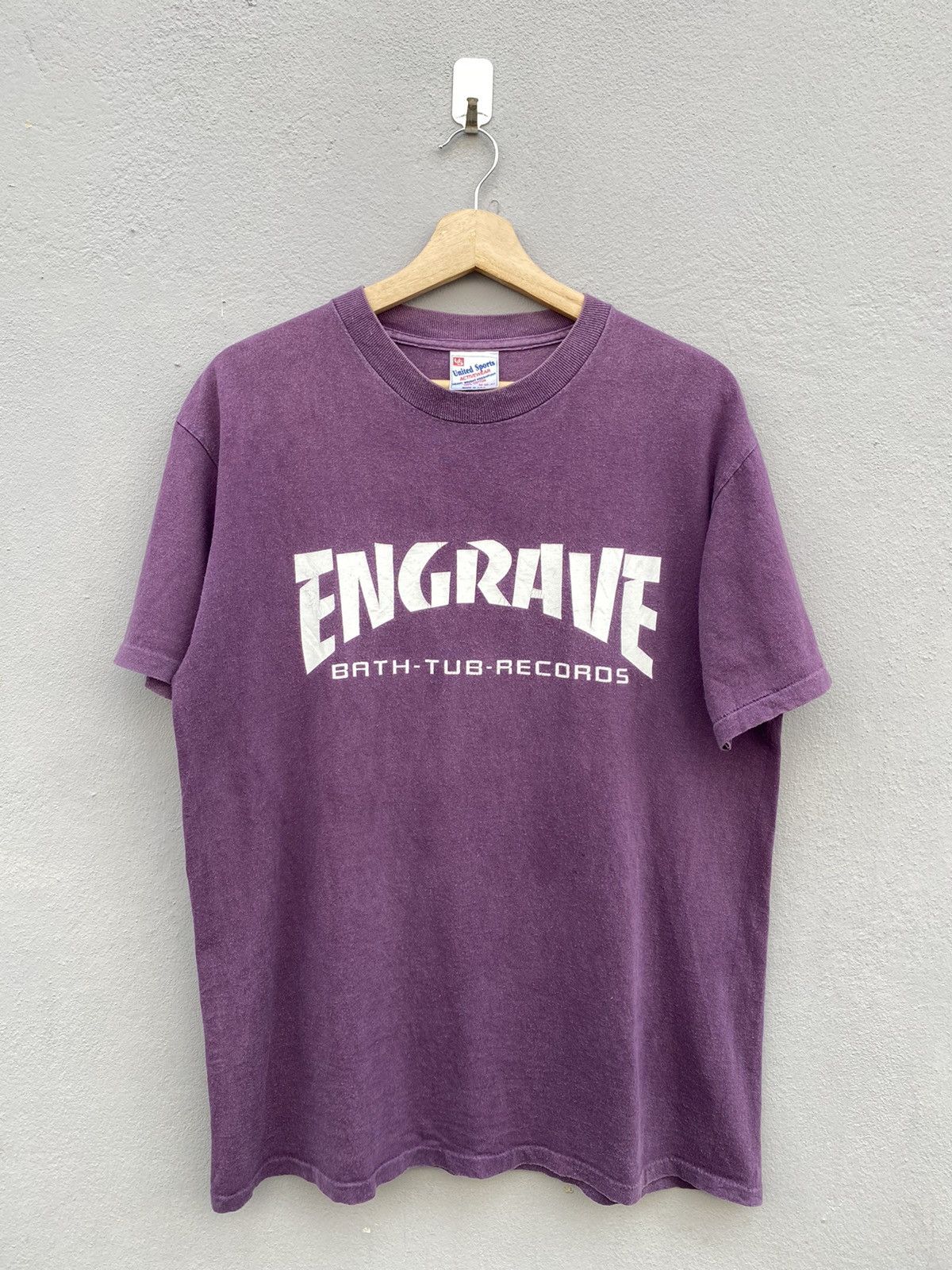 Band Tees vintage rare hardcore/punk ENGRAVE band tee ripoff thrasher Size US L / EU 52-54 / 3 - 1 Thumbnail