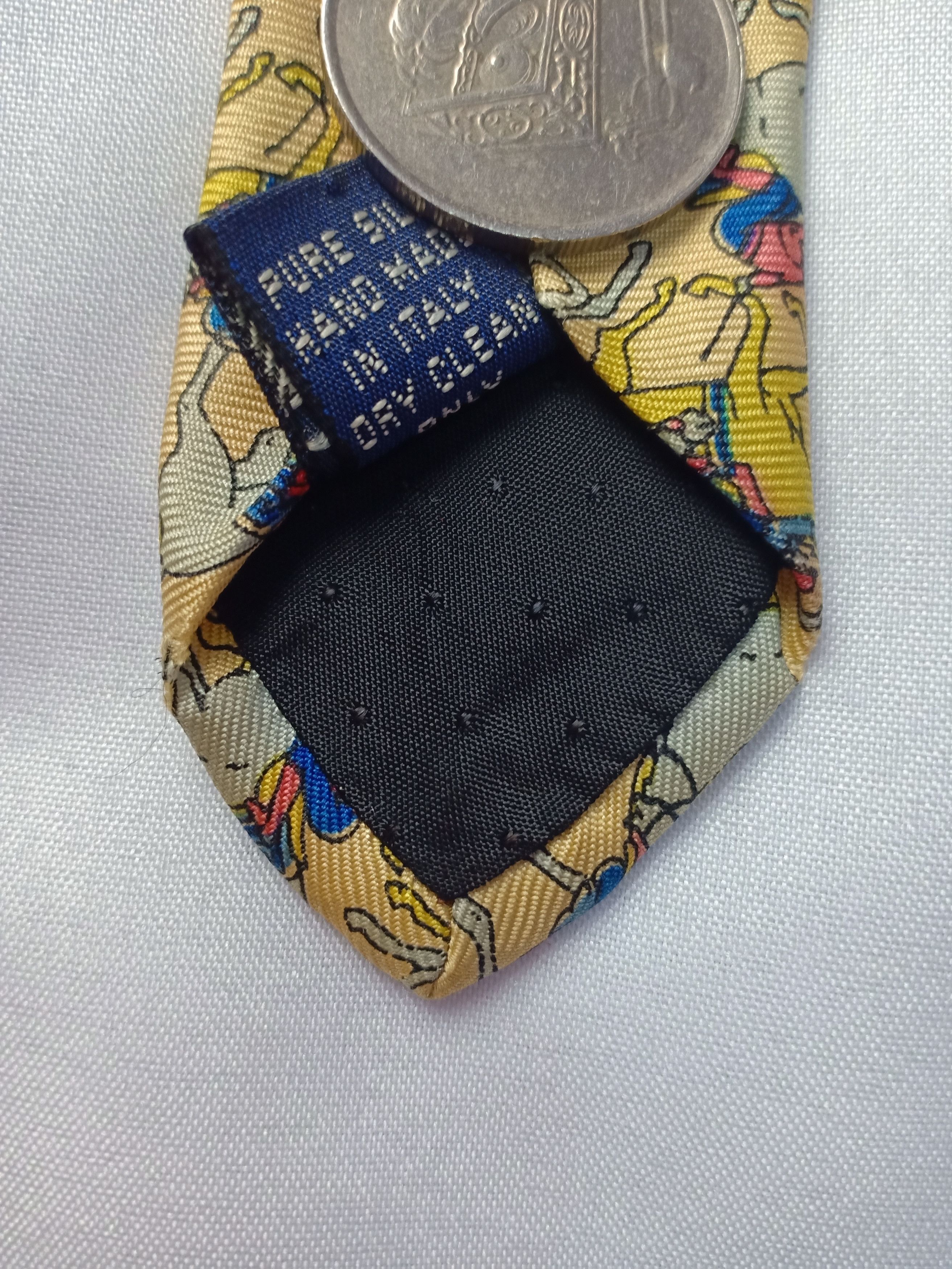 Burberry Burberry All Over Polo Art Neck Tie Pure Silk Italy Size ONE SIZE - 5 Thumbnail