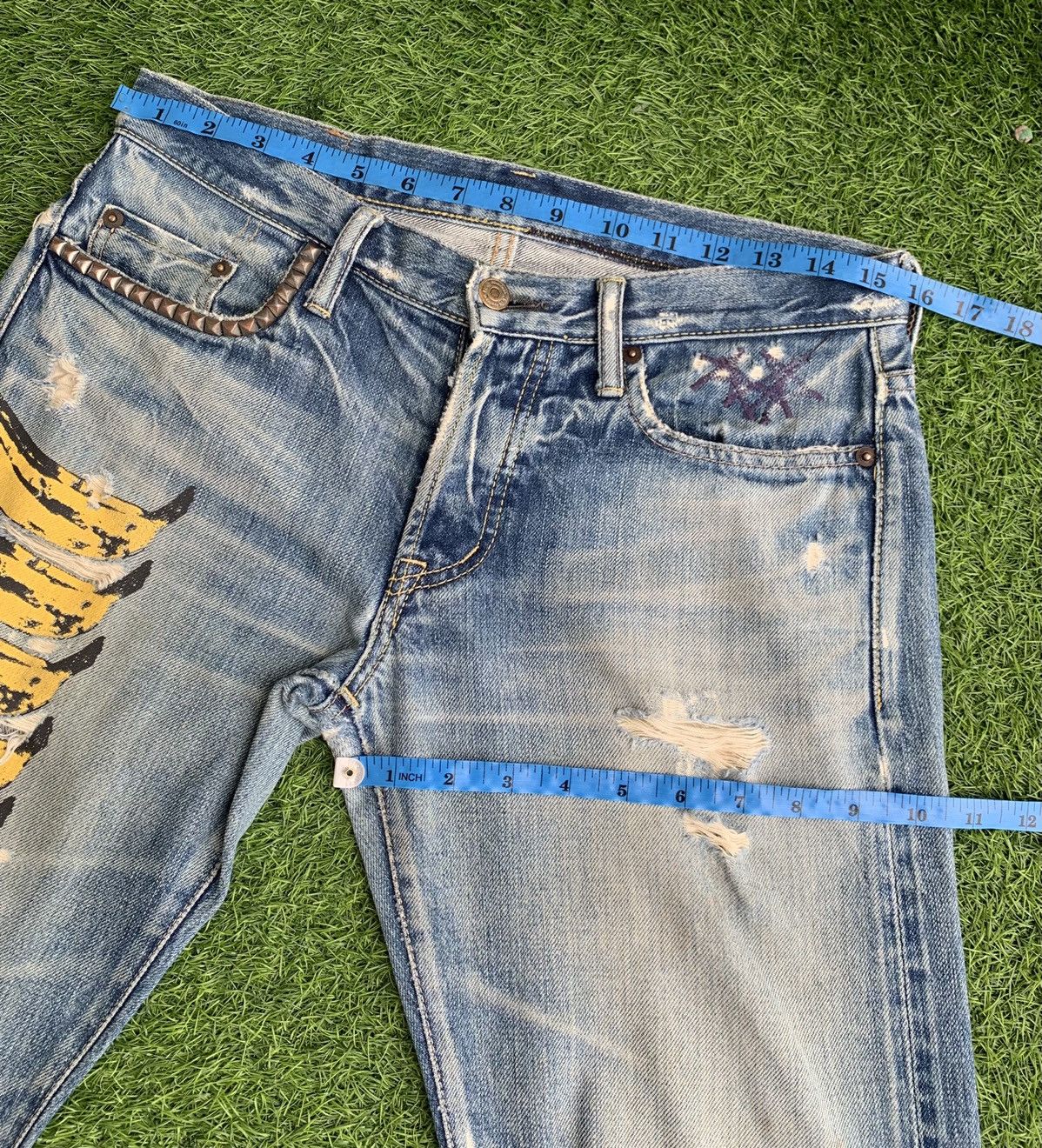 Andy Warhol × Hysteric Glamour Vintage Hysteric Glamour X Andy Warhol Distressed Trash Size US 30 / EU 46 - 18 Thumbnail