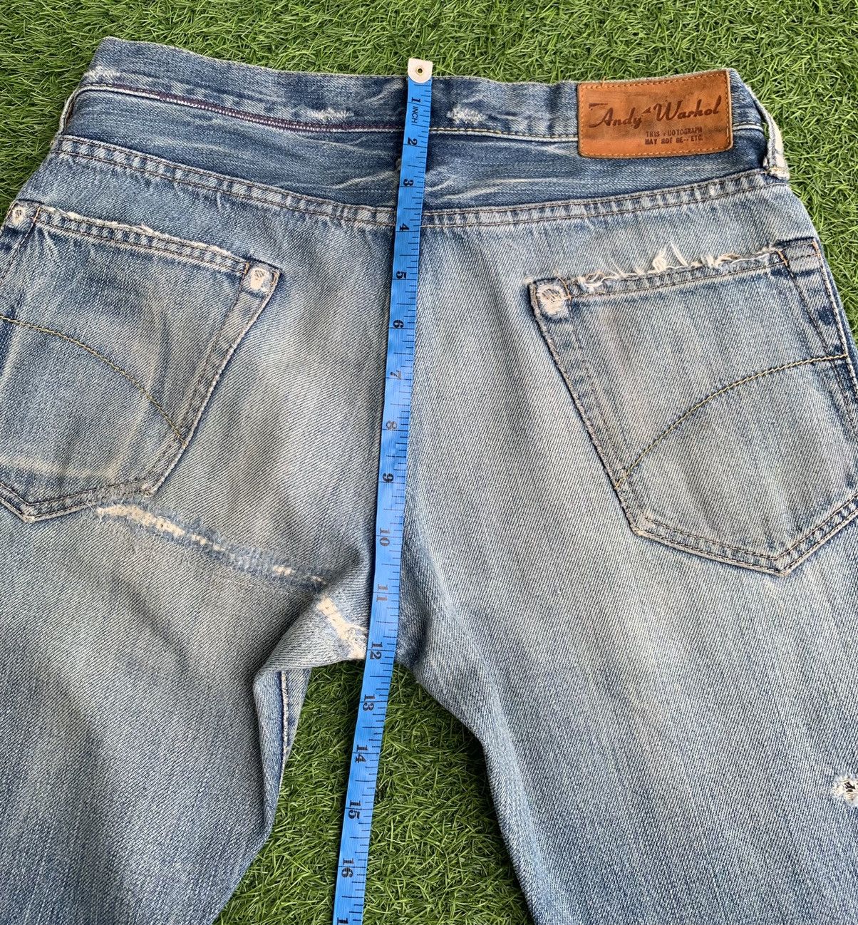 Andy Warhol × Hysteric Glamour Vintage Hysteric Glamour X Andy Warhol Distressed Trash Size US 30 / EU 46 - 20 Thumbnail