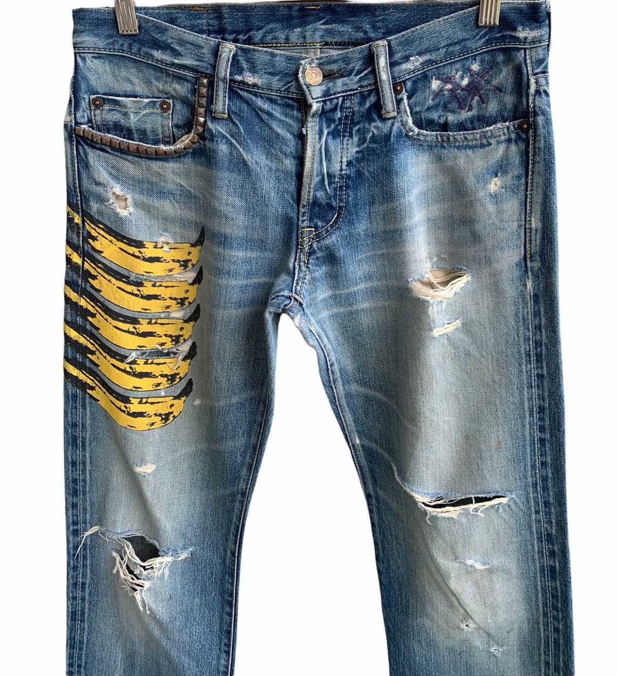 Andy Warhol × Hysteric Glamour Vintage Hysteric Glamour X Andy Warhol Distressed Trash Size US 30 / EU 46 - 3 Thumbnail