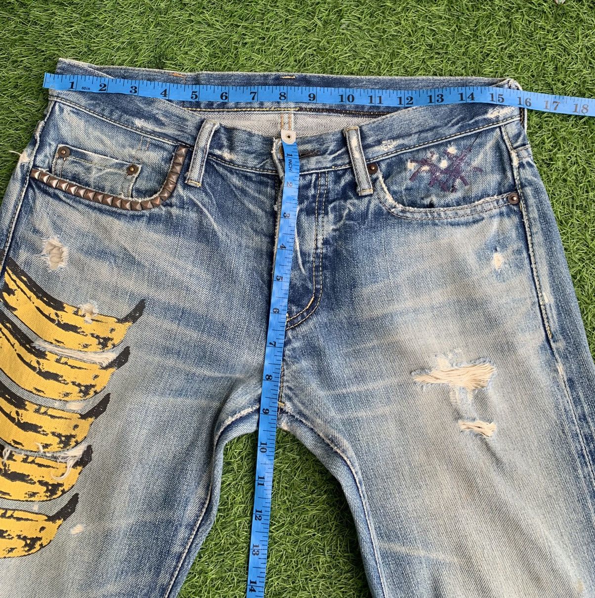 Andy Warhol × Hysteric Glamour Vintage Hysteric Glamour X Andy Warhol Distressed Trash Size US 30 / EU 46 - 19 Thumbnail