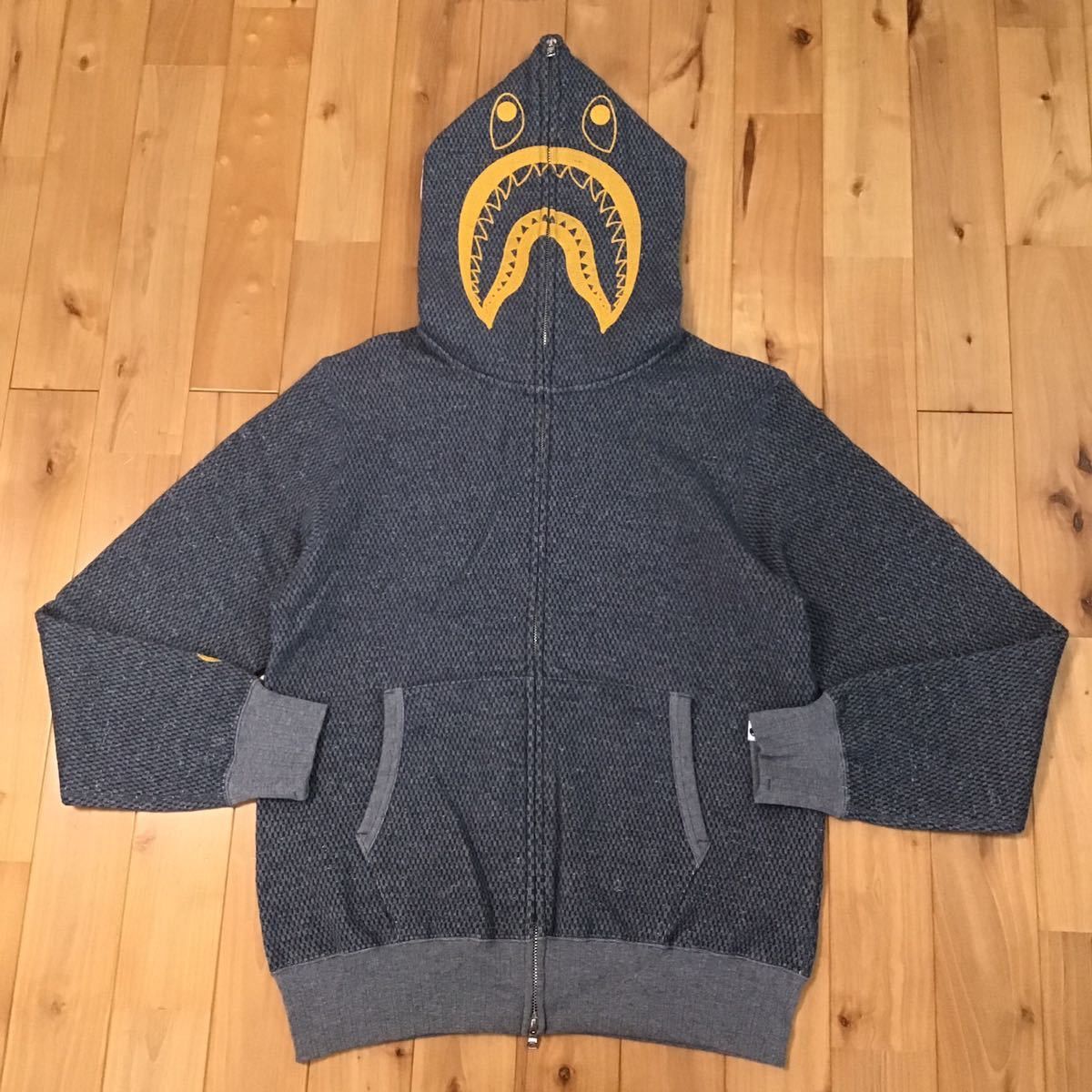 トップス XL bape Van Gogh Shark Full Zip Hoodie BAPE x Van Gogh Museum Shark Full Zip Hoodie Yellow Men's