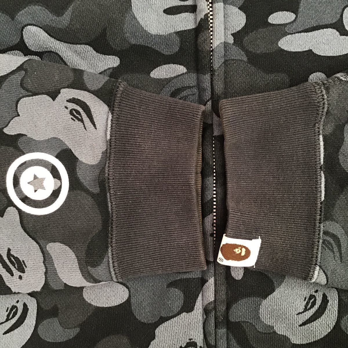 Bape 2008 Aoyama city camo Shark full zip Hoodie BAPE Size US L / EU 52-54 / 3 - 6 Thumbnail