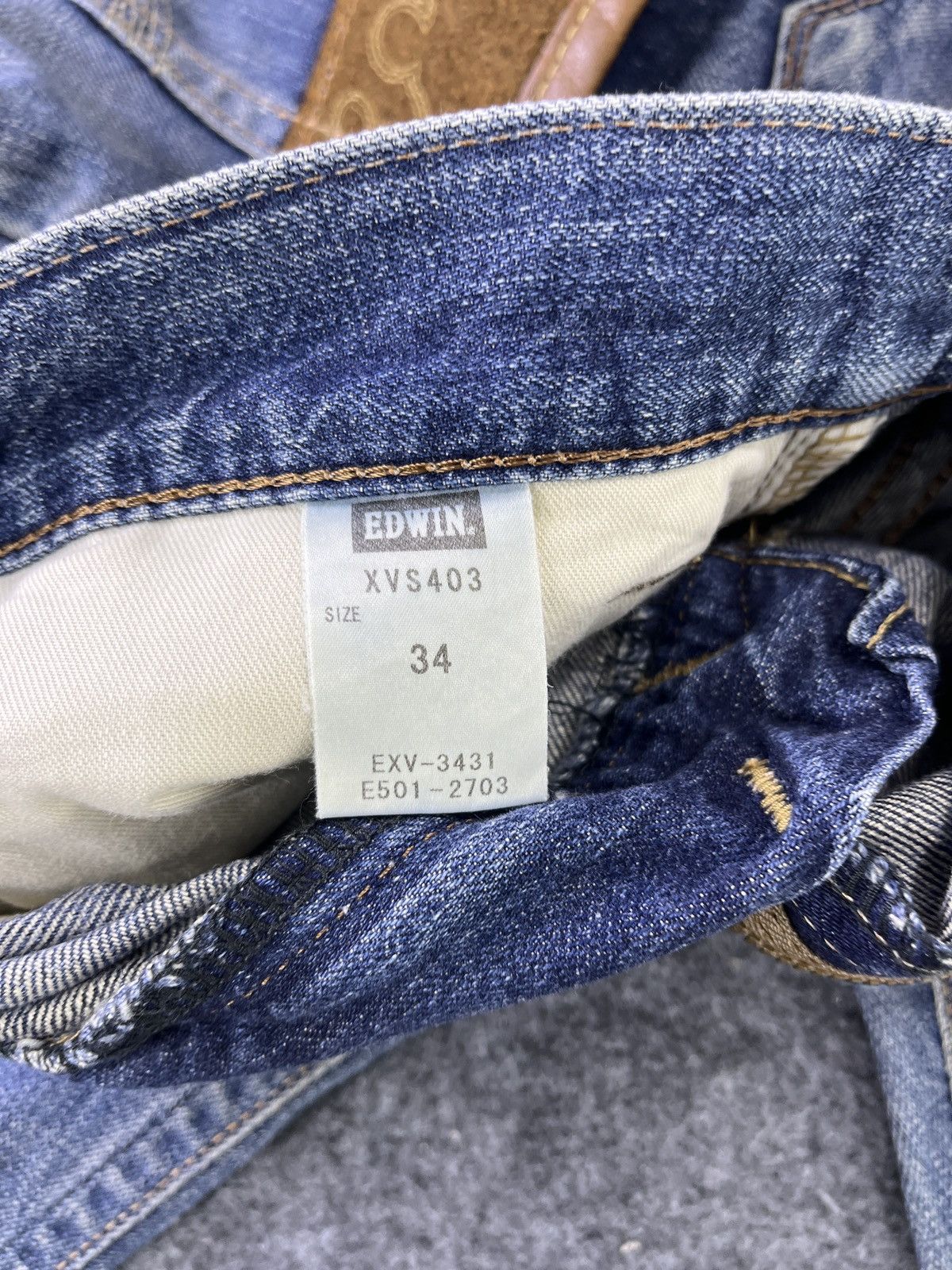 Edwin Edwin EV Faded Distressed Jeans - J867 Size US 34 / EU 50 - 8 Thumbnail