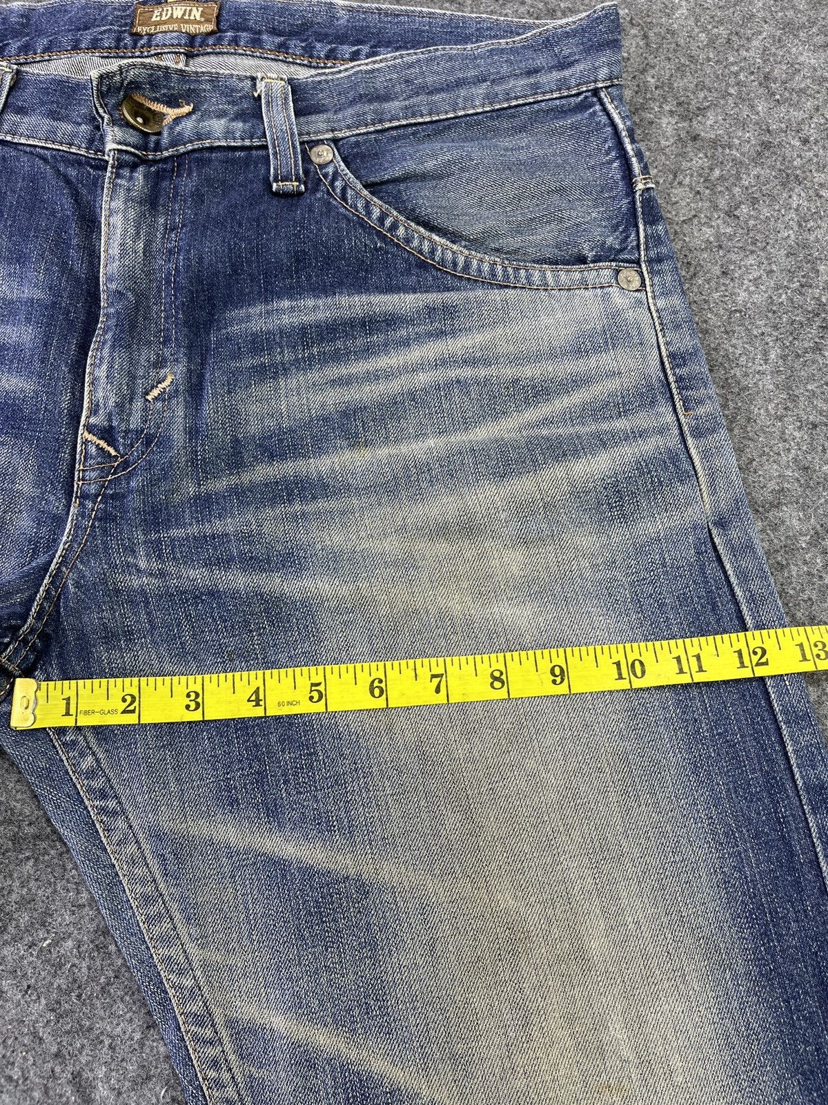Edwin Edwin EV Faded Distressed Jeans - J867 Size US 34 / EU 50 - 6 Thumbnail
