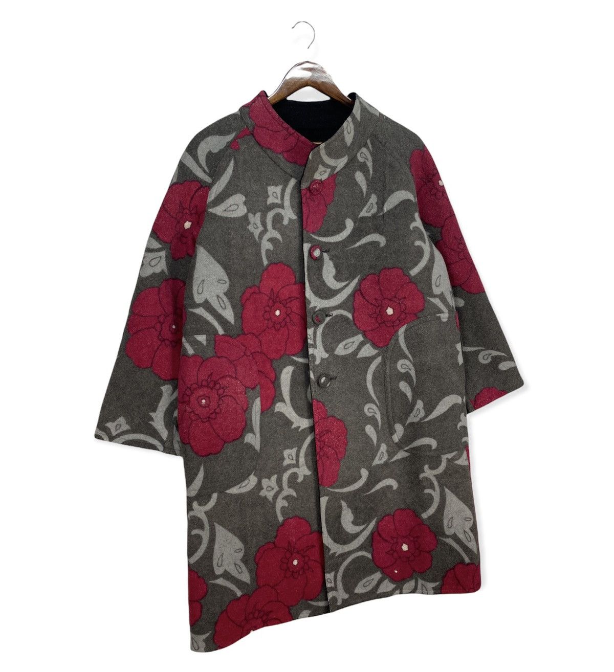 Art Comes First Wool Jacket Reversible Floral Motif Size US M / EU 48-50 / 2 - 4 Thumbnail