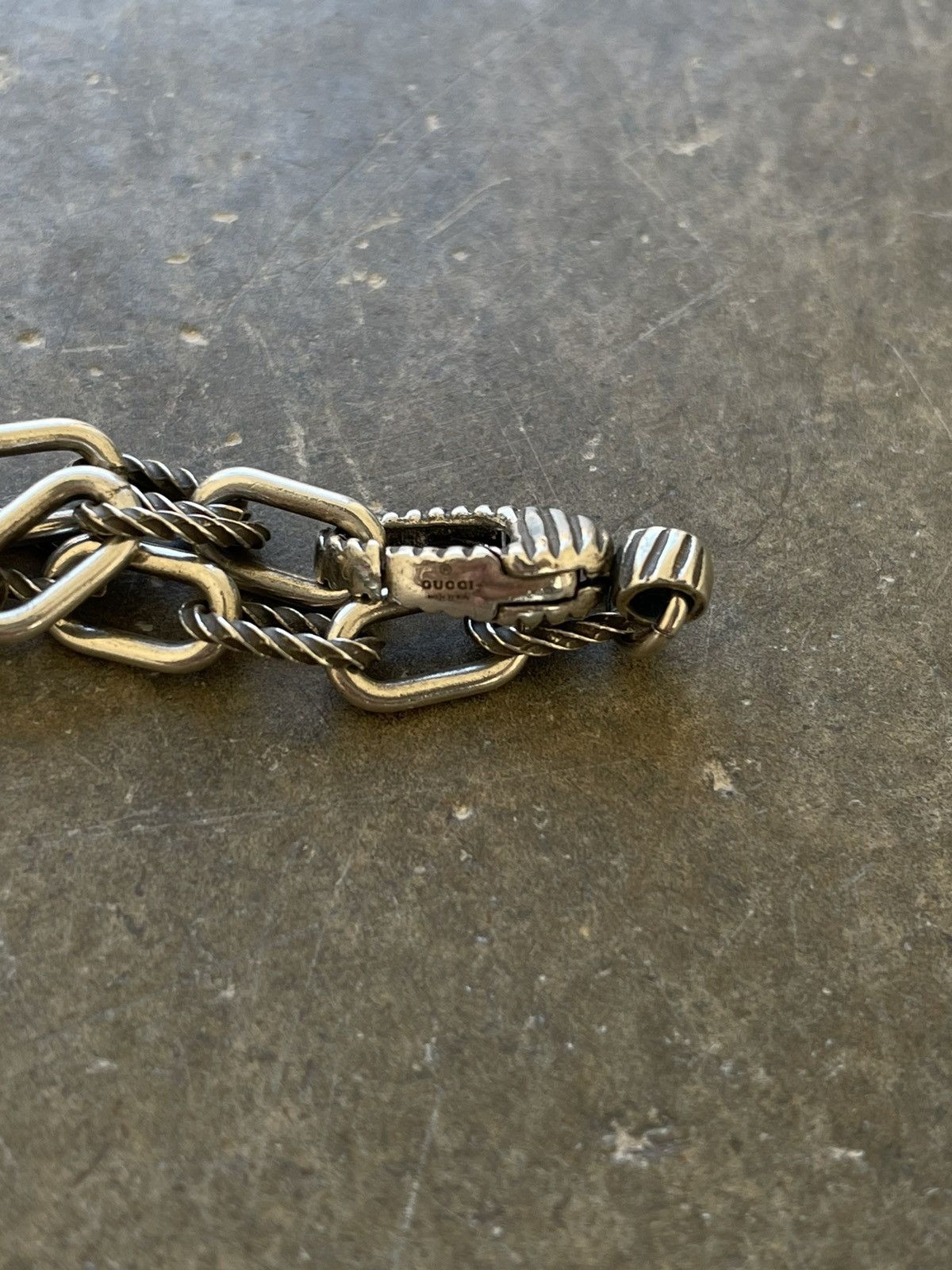 Gucci LARGE Gucci .925 Silver Link Chain/Necklace Size ONE SIZE - 4 Thumbnail