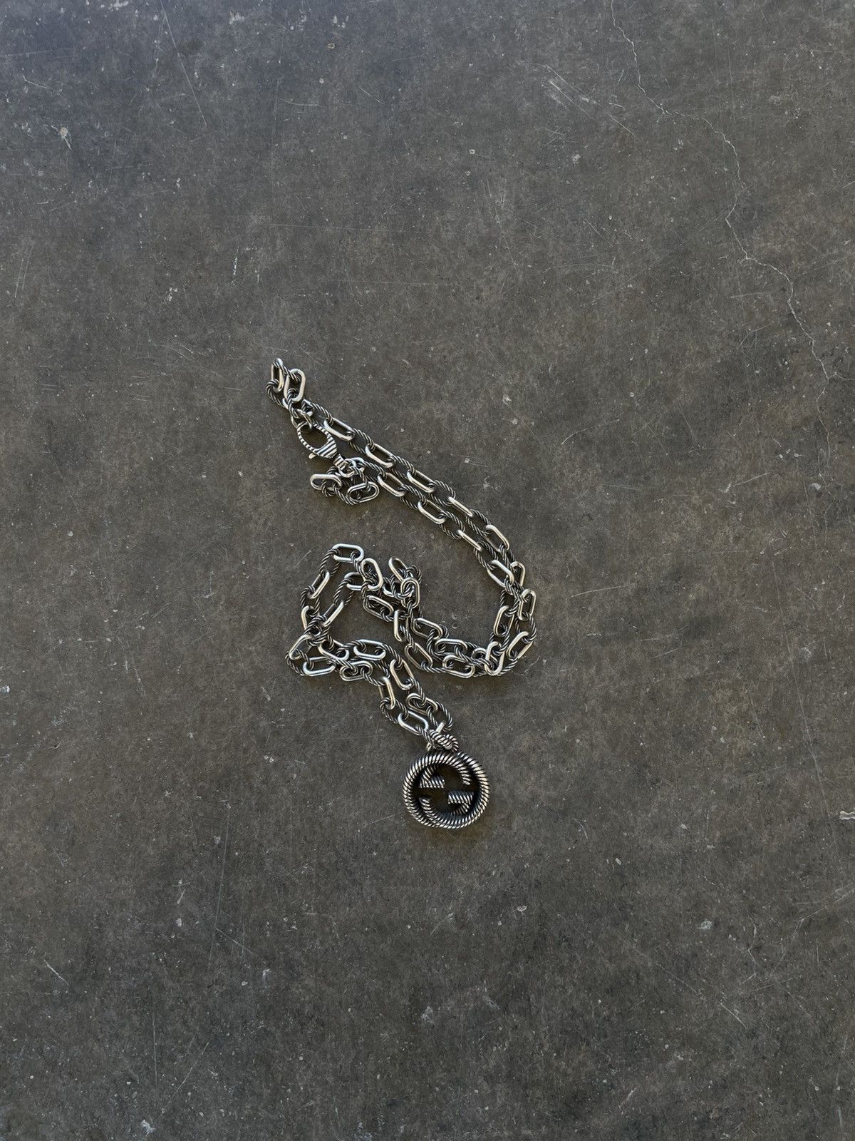 Gucci LARGE Gucci .925 Silver Link Chain/Necklace Size ONE SIZE - 2 Thumbnail