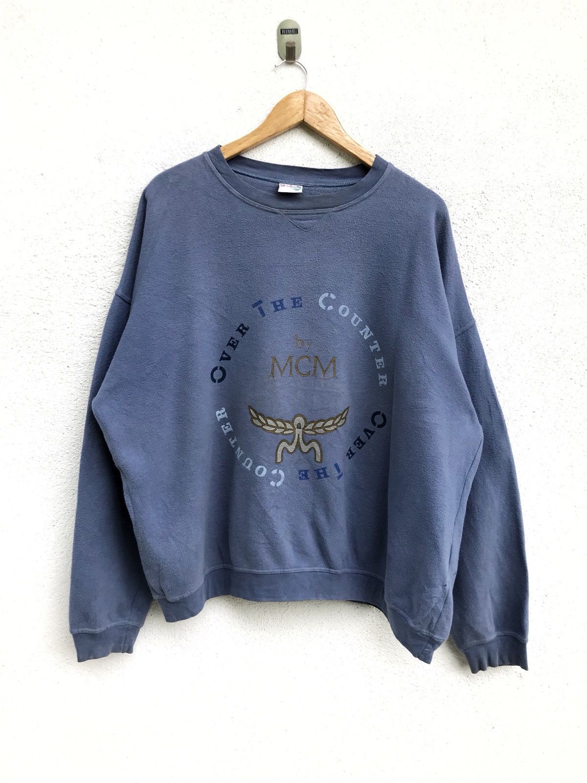MCM Made In Italy MCM Big Logo Crewneck Sweatshirt Size US XL / EU 56 / 4 - 2 Thumbnail