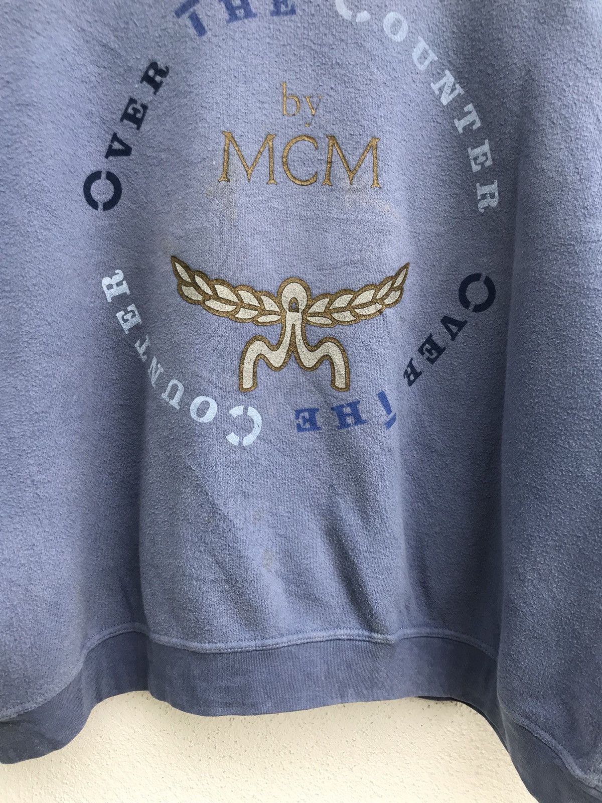 MCM Made In Italy MCM Big Logo Crewneck Sweatshirt Size US XL / EU 56 / 4 - 5 Thumbnail