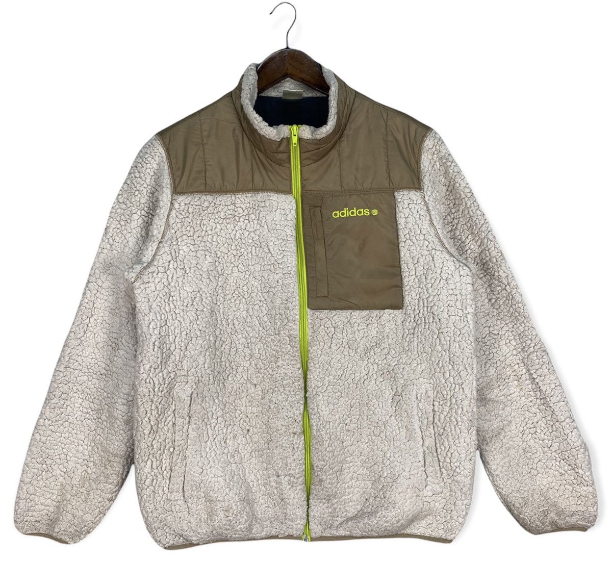 Adidas Adidas Neo Sherpa Hooded Jacket Size US L / EU 52-54 / 3 - 1 Thumbnail