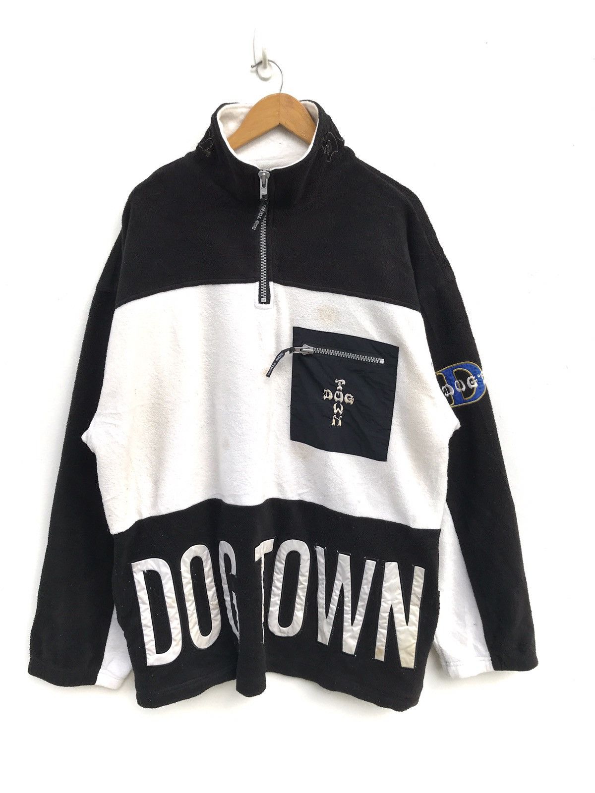 Dogtown Vintage Dogtown Big Logo Fleece Sweatshirt Size US XL / EU 56 / 4 - 1 Thumbnail