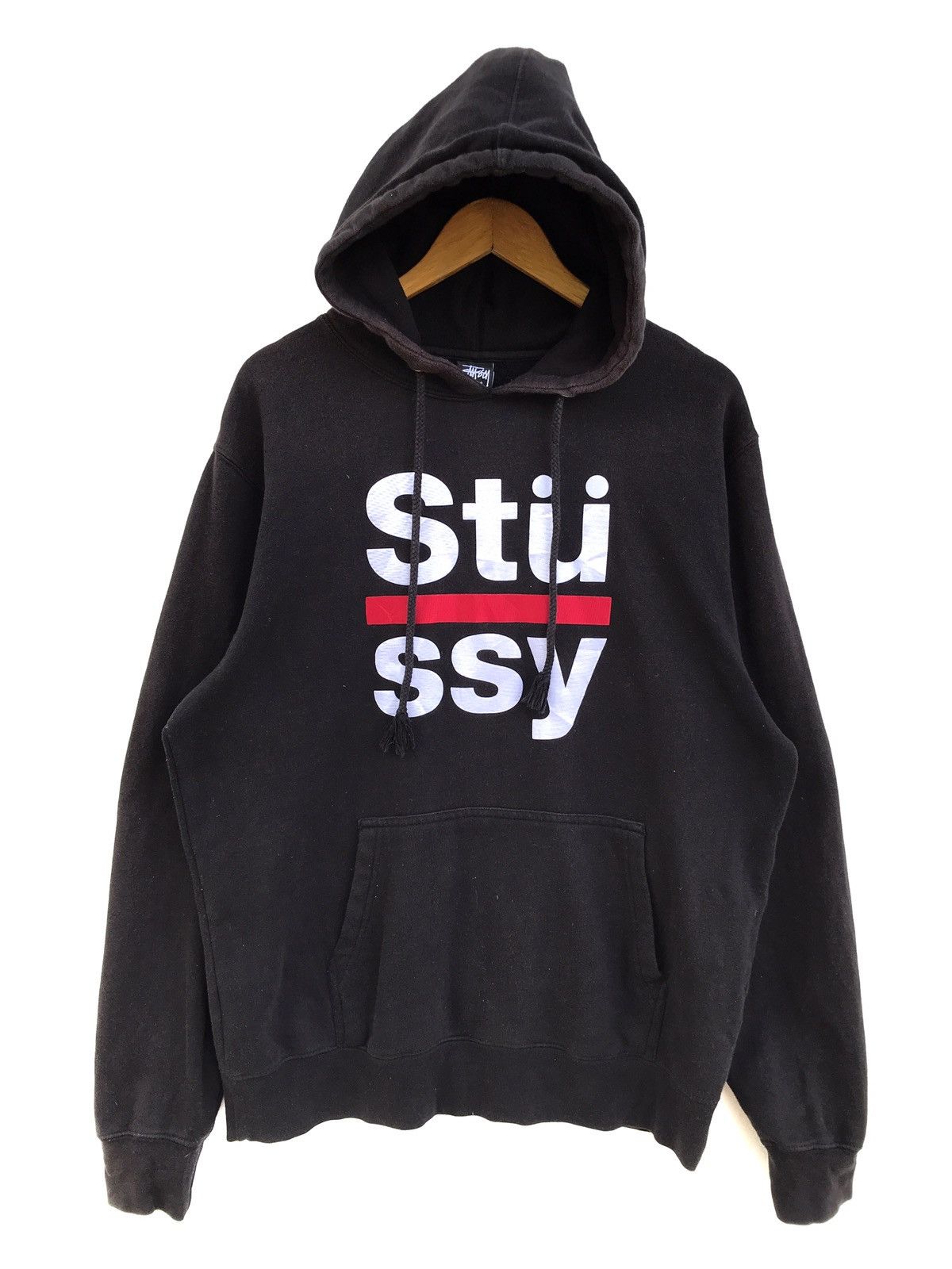 Stussy Stussy Big Spell Out Hoodie Sweatshirt Streetwear Style Size US L / EU 52-54 / 3 - 1 Thumbnail