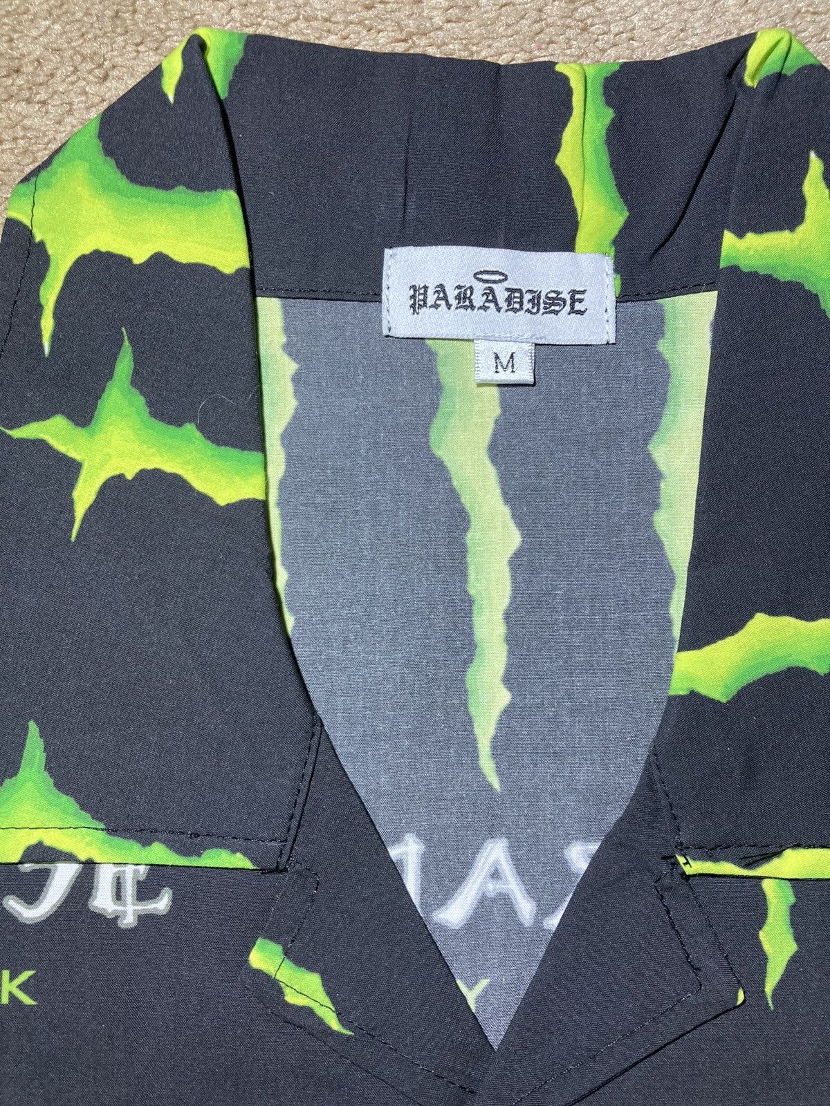 Paradise New SS22 Paradise Monster Parody Logo Rip Shirt Supreme 2022 Size US M / EU 48-50 / 2 - 3 Thumbnail