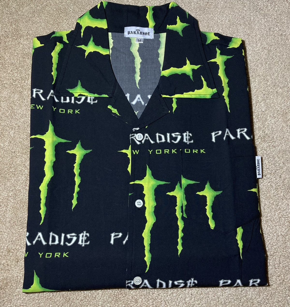 Paradise New SS22 Paradise Monster Parody Logo Rip Shirt Supreme 2022 Size US M / EU 48-50 / 2 - 1 Thumbnail