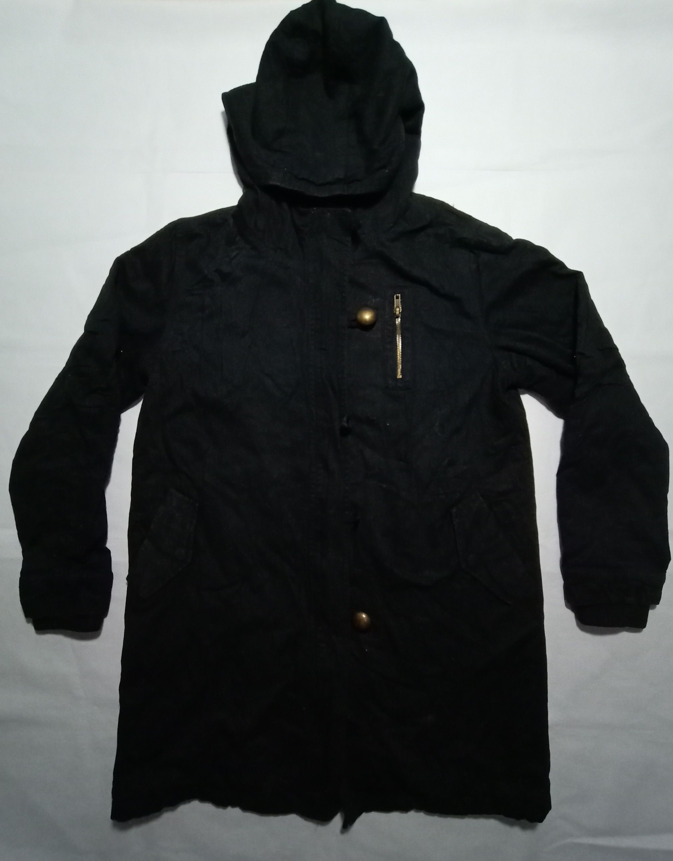 image of Designer Cecil Mc Bee Jacket Style With Hoodie Unisex in Black, Women's (Size Medium)