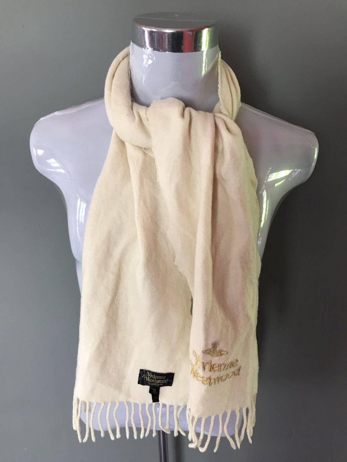 Vivienne Westwood VIVIENNE WESTWOOD MADE IN ITALY WOOL MUFLER Size ONE SIZE - 1 Thumbnail