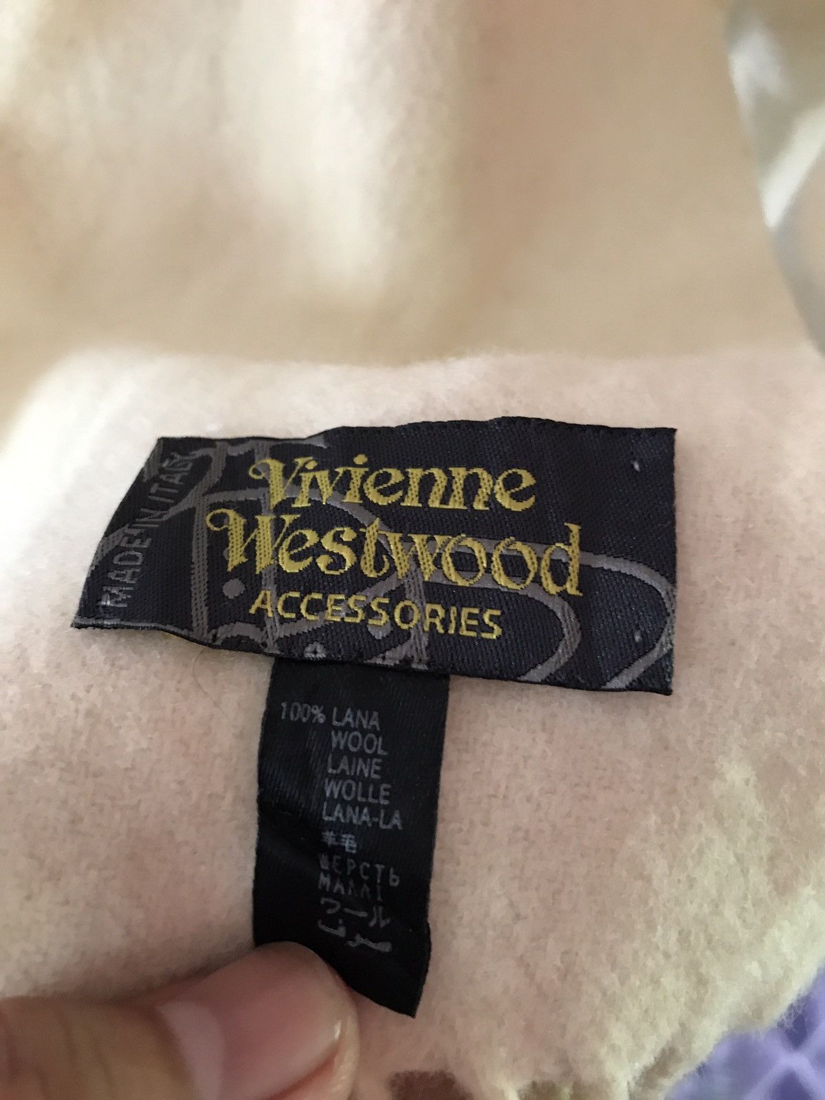 Vivienne Westwood VIVIENNE WESTWOOD MADE IN ITALY WOOL MUFLER Size ONE SIZE - 3 Thumbnail
