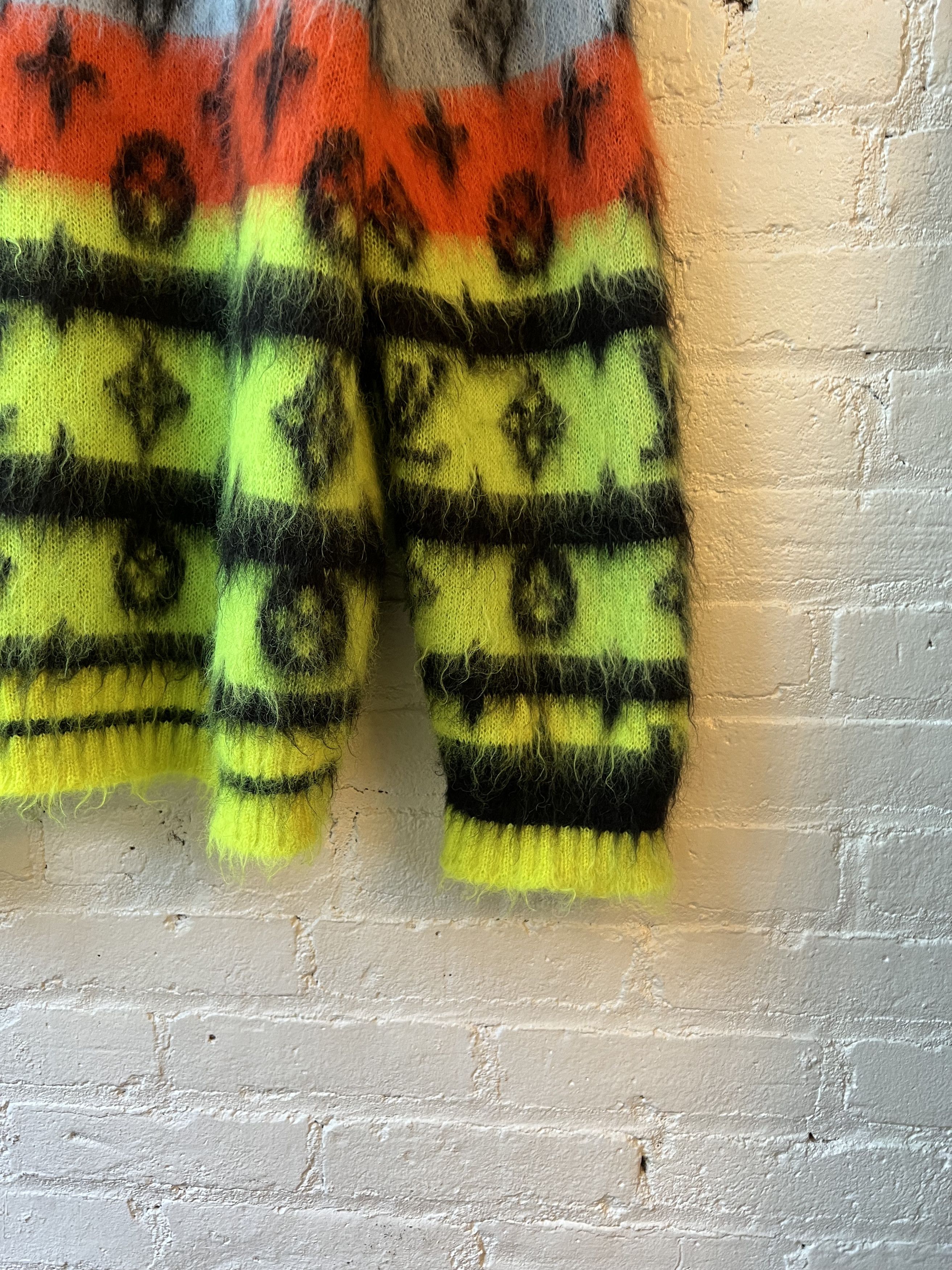 Louis Vuitton LV Virgil Rainbow Mohair Cardigan Sweater Size US L / EU 52-54 / 3 - 7 Thumbnail