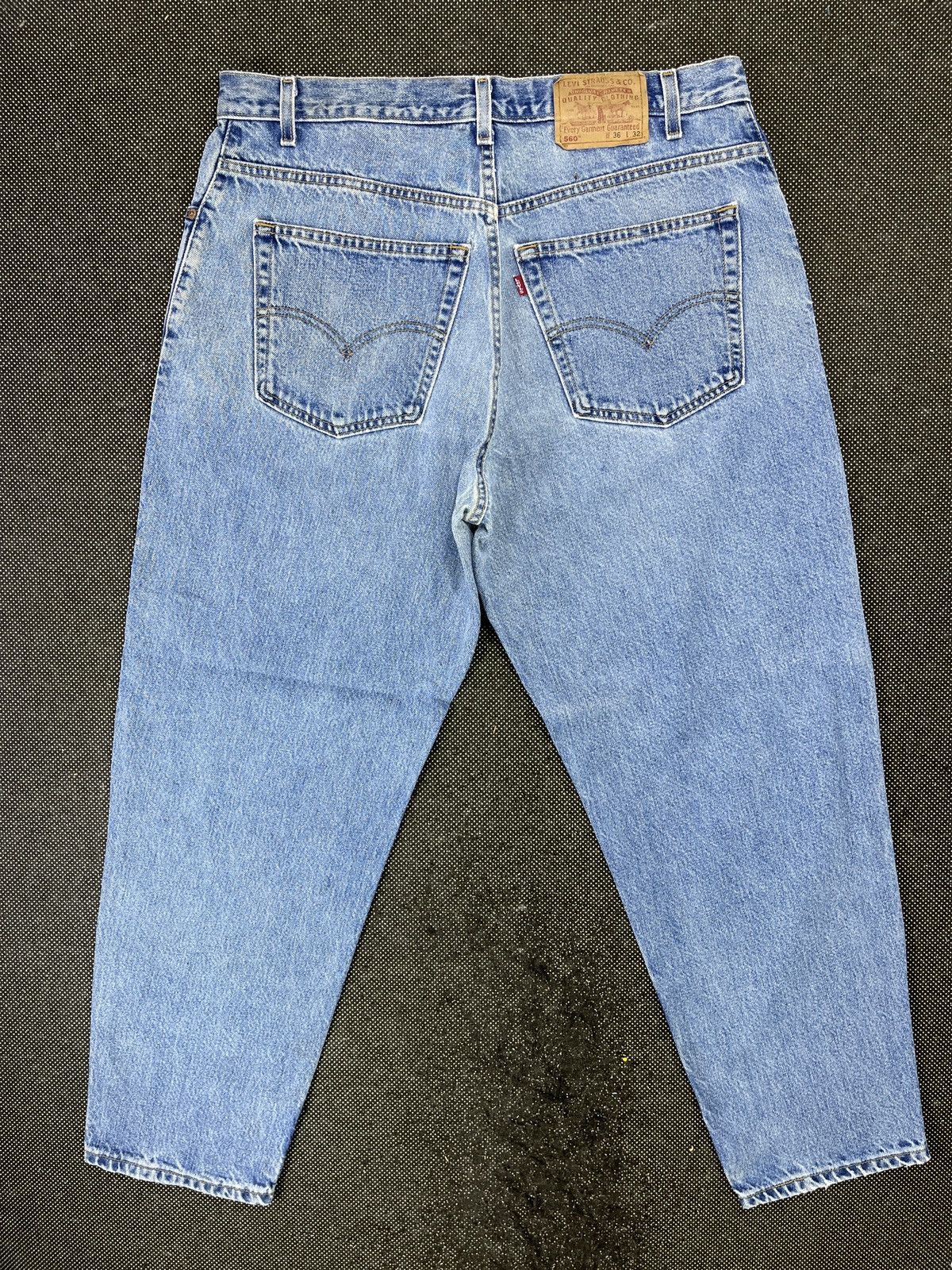 Levi's Vintage Levi’s 560 Stone Wash Jeans - J514 Size US 37 - 2 Thumbnail