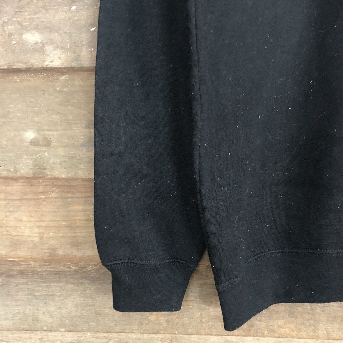Japanese Brand Defective Struct Black Sweatshirt #045B Size US XL / EU 56 / 4 - 6 Thumbnail
