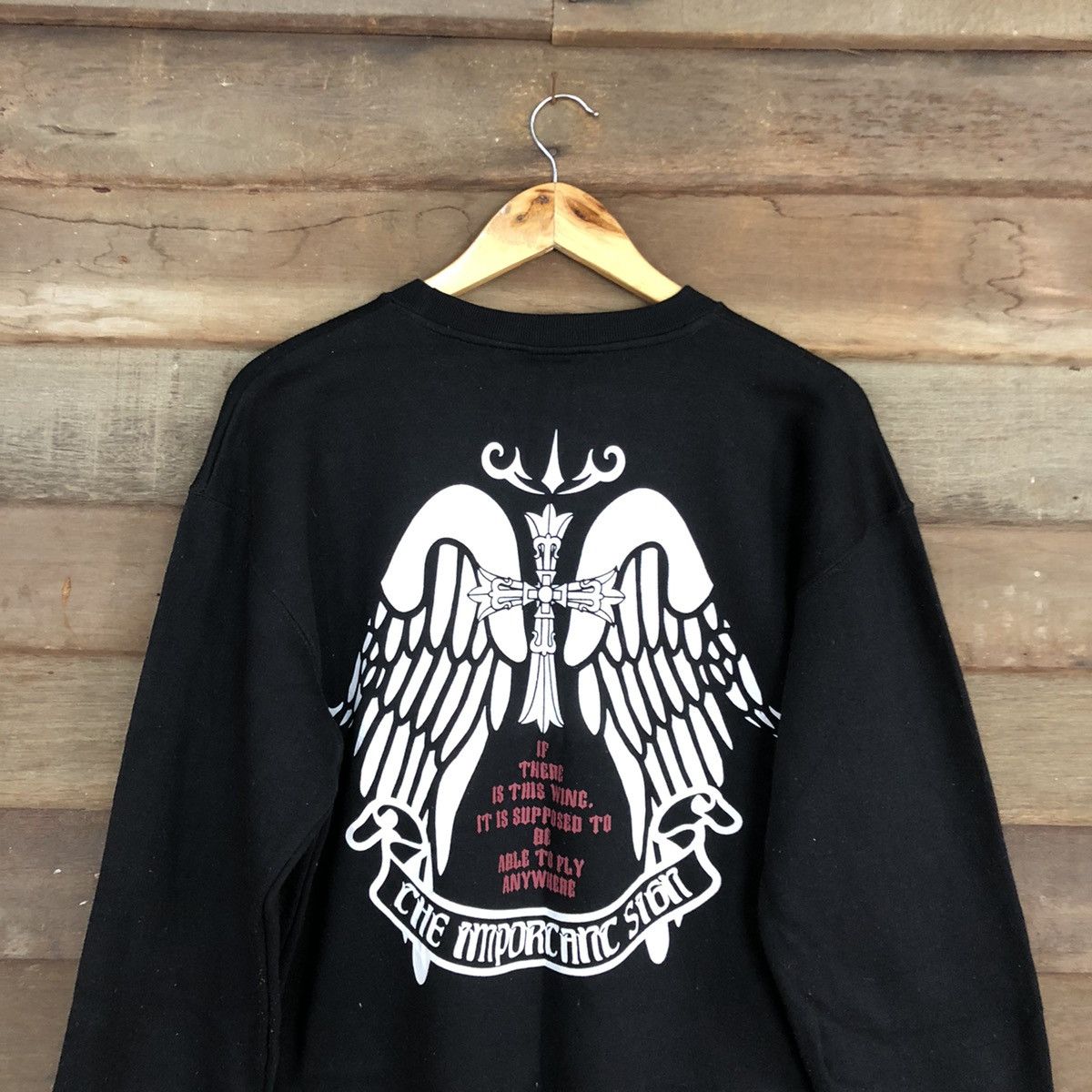 Japanese Brand Defective Struct Black Sweatshirt #045B Size US XL / EU 56 / 4 - 13 Thumbnail